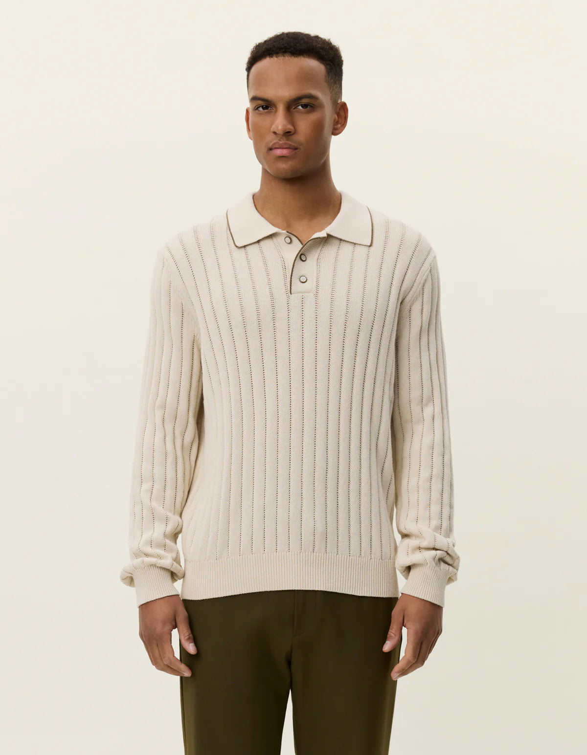 BOGART RUGBY POLO KNIT