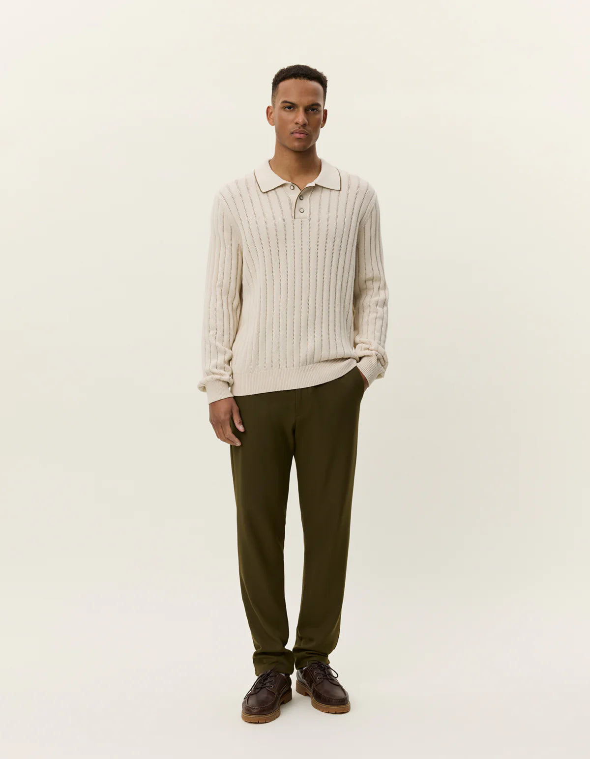 BOGART RUGBY POLO KNIT