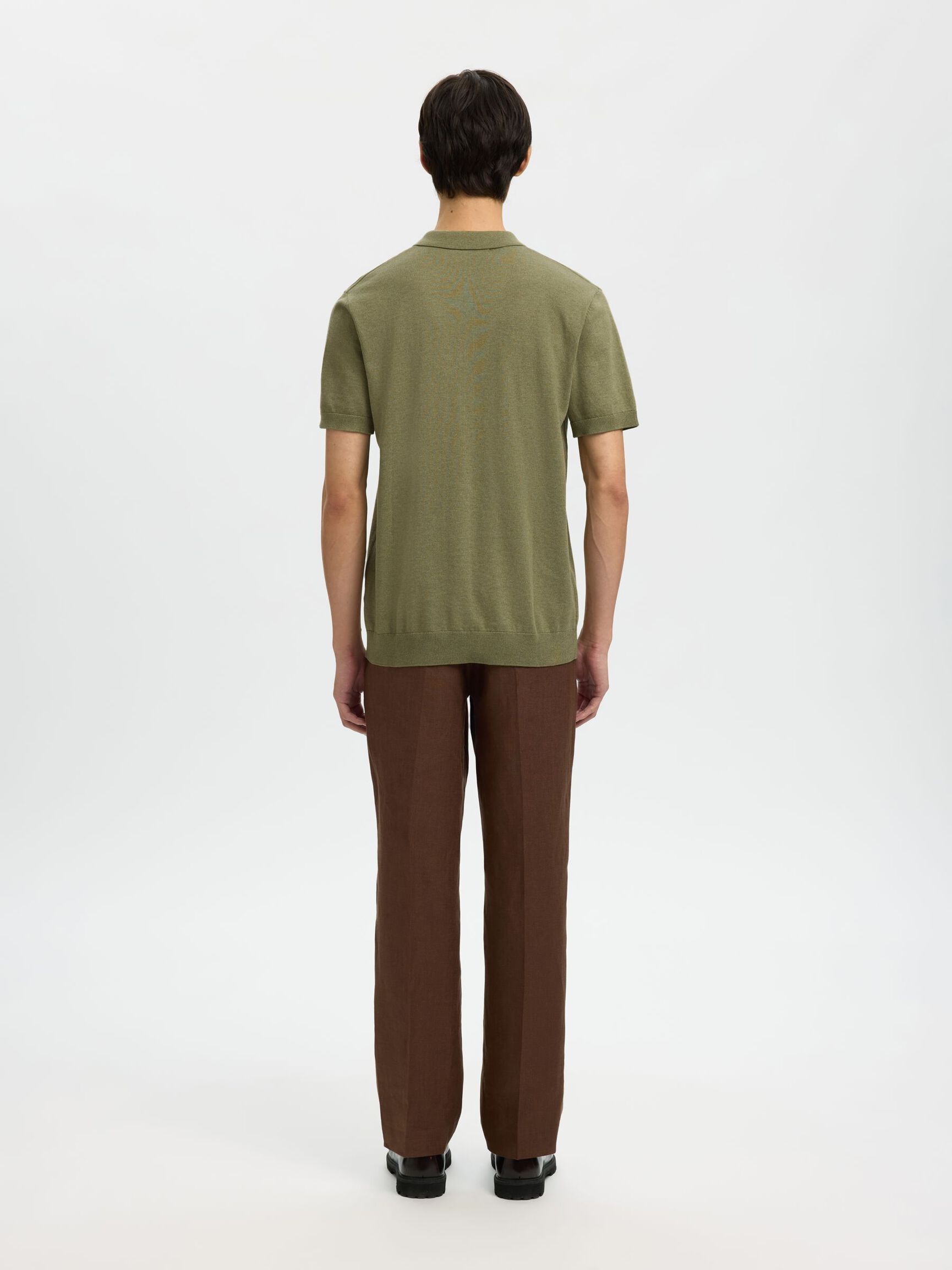 SLHBERG SS KNIT POLO
