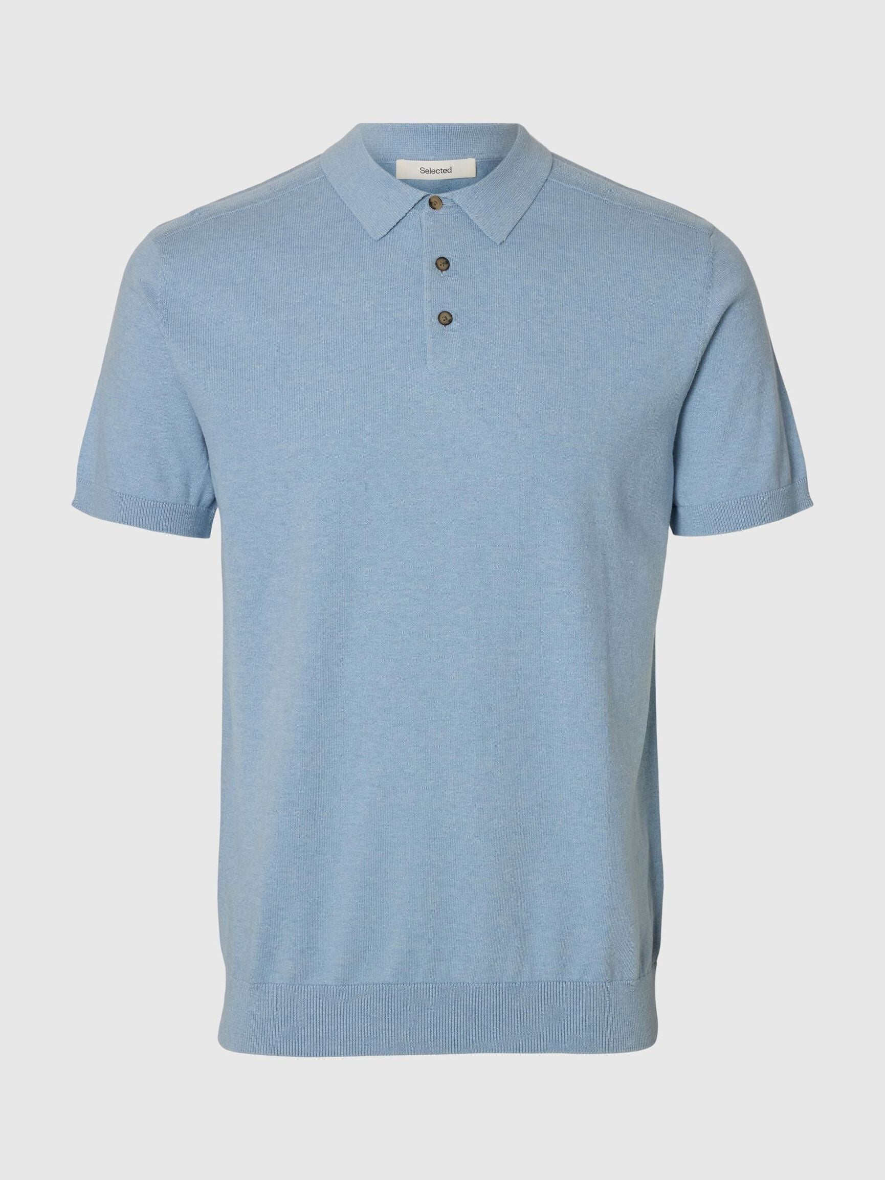 SLHBERG SS KNIT POLO