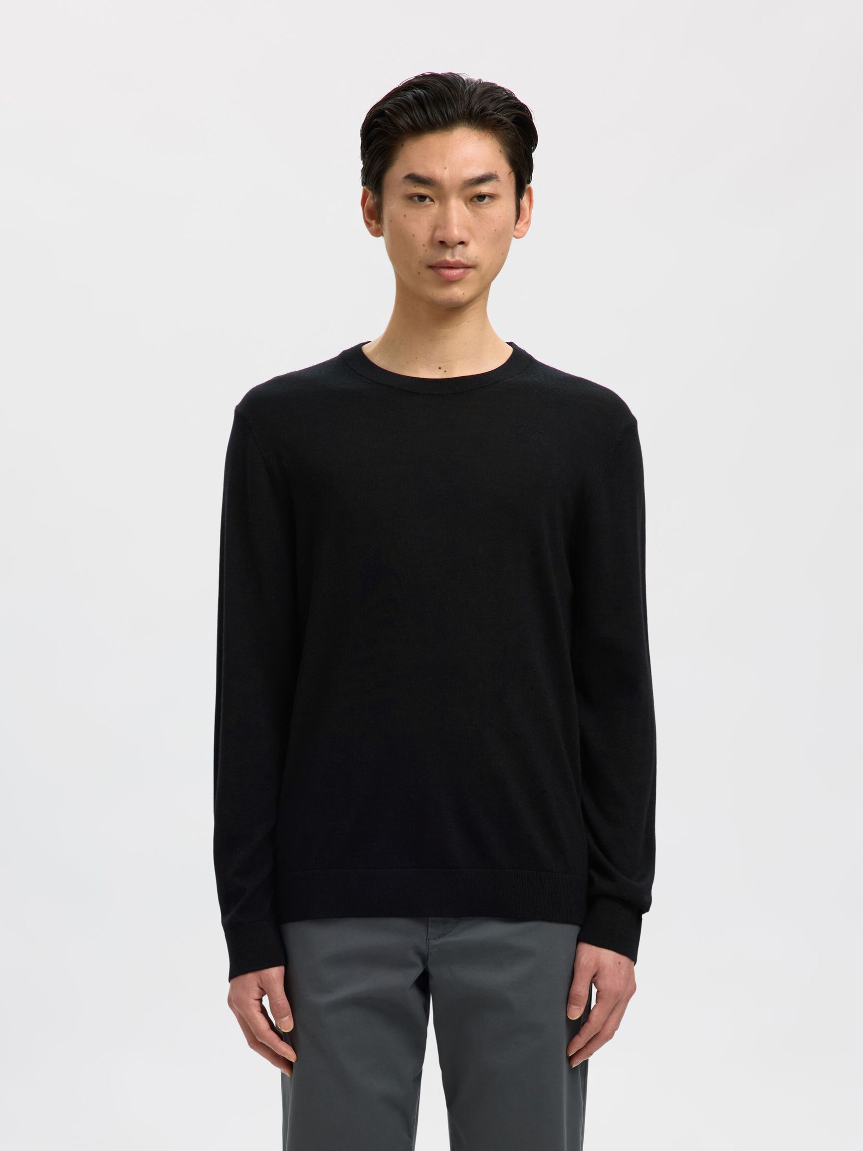 100% MERINOULD CREW NECK JUMPER