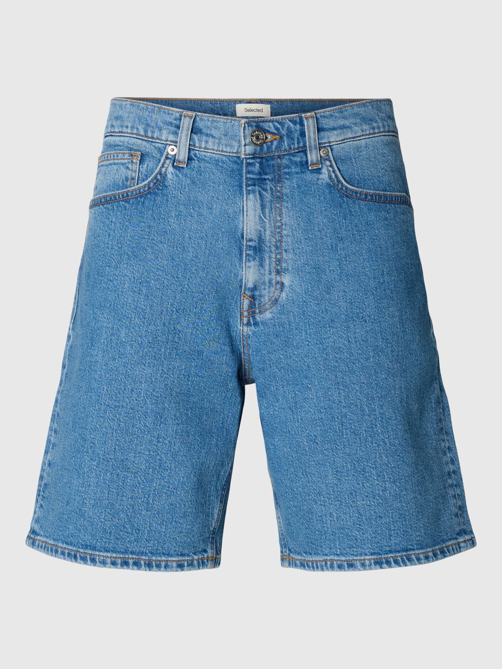 BLUE DENIM SHORTS 701
