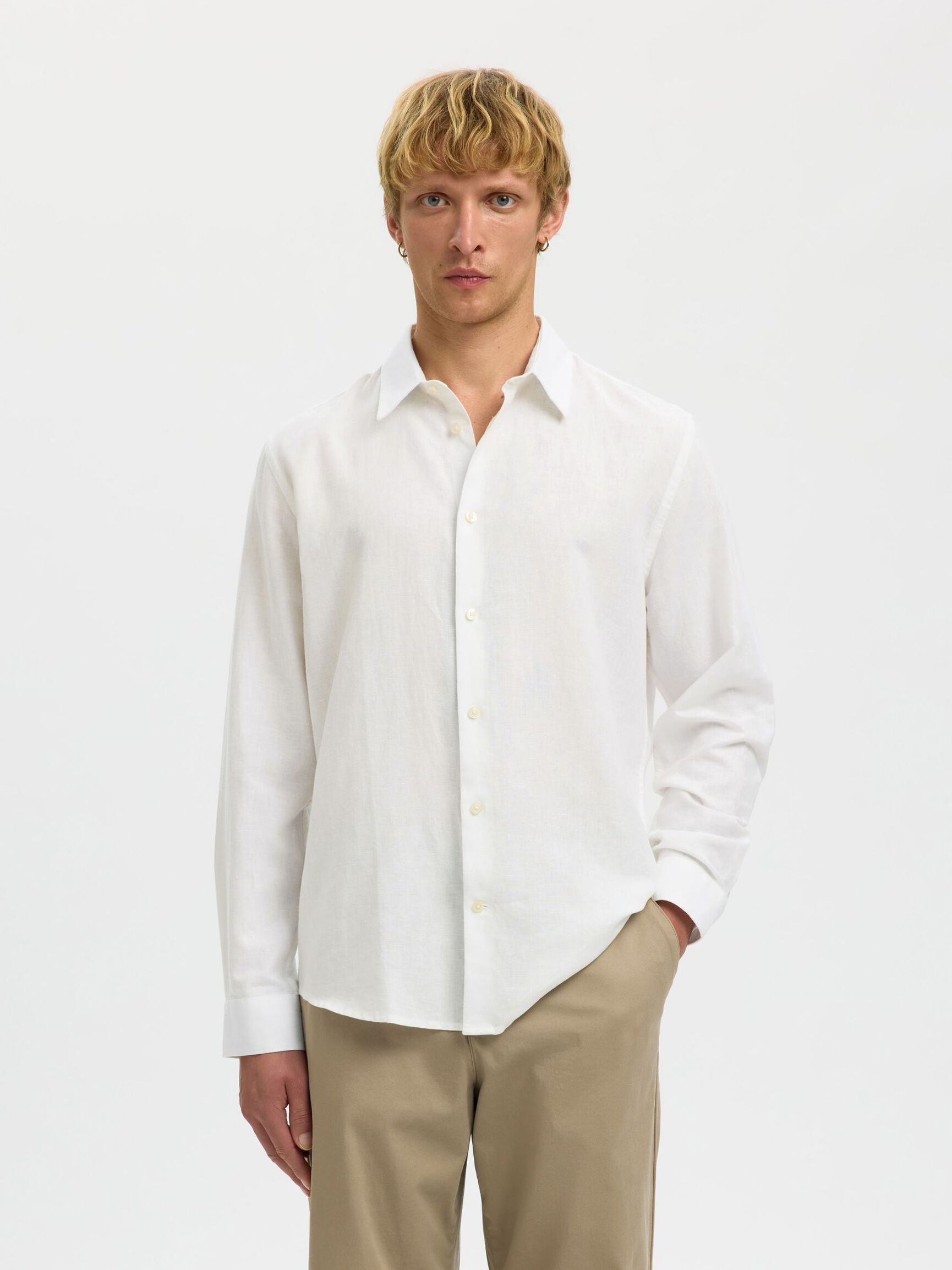 CLAY LINENBLEND LS SHIRT