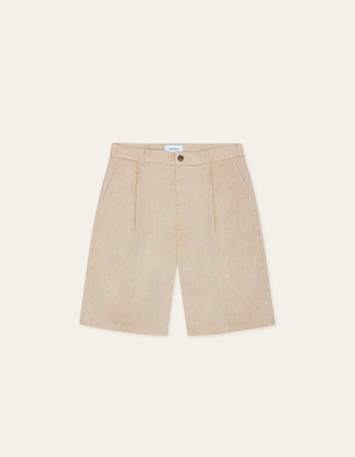 REECE PLEATED SLUB SHORTS