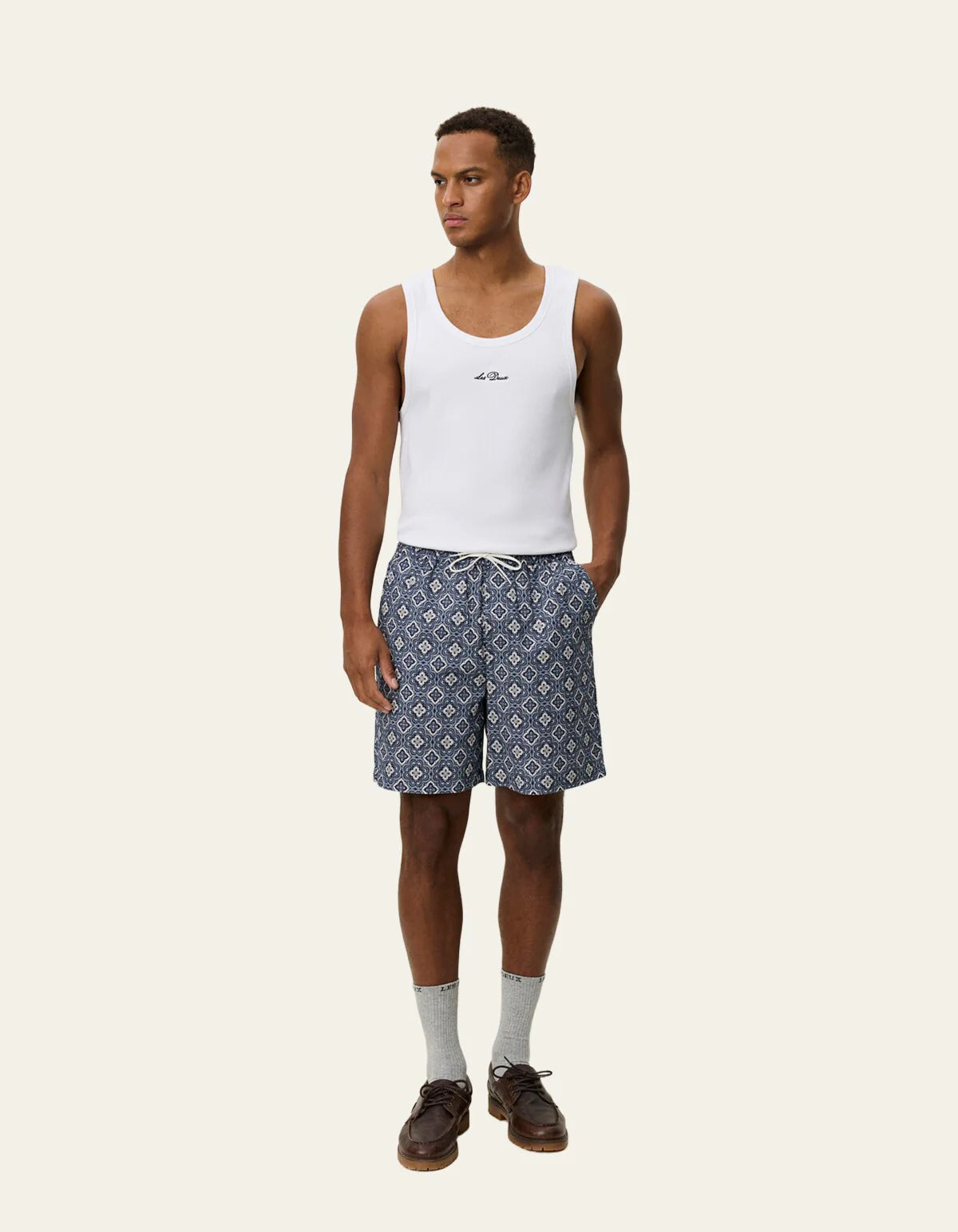 HARRY ARABESQUE AOP SHORTS
