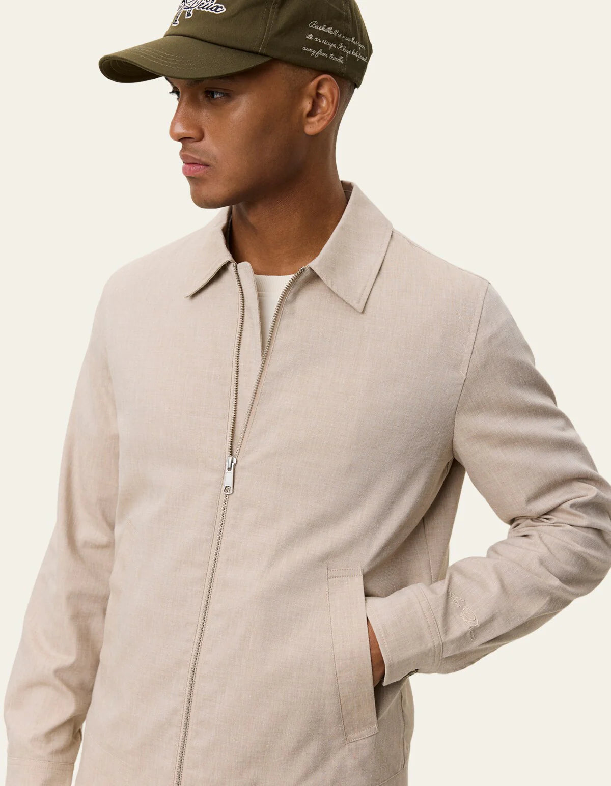 COMO COACH SLUB JACKET