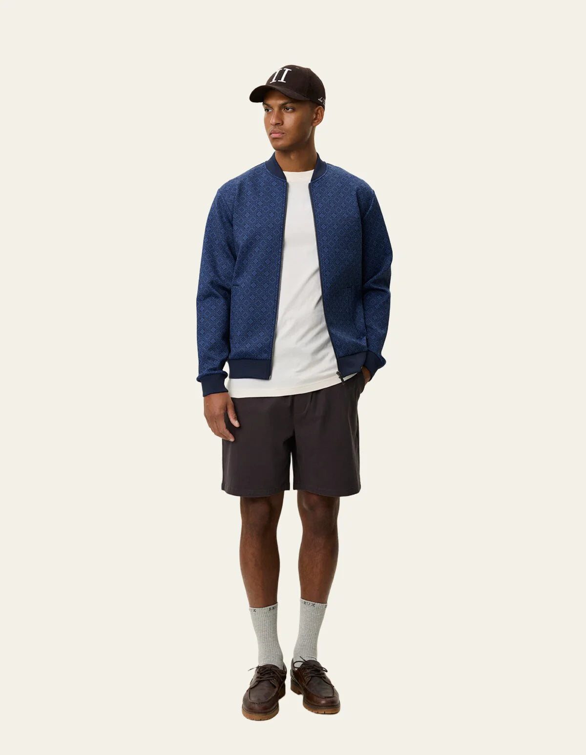 BALLIER AOP CREW TRACK JACKET