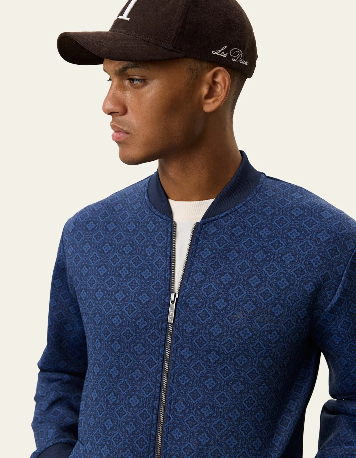 BALLIER AOP CREW TRACK JACKET