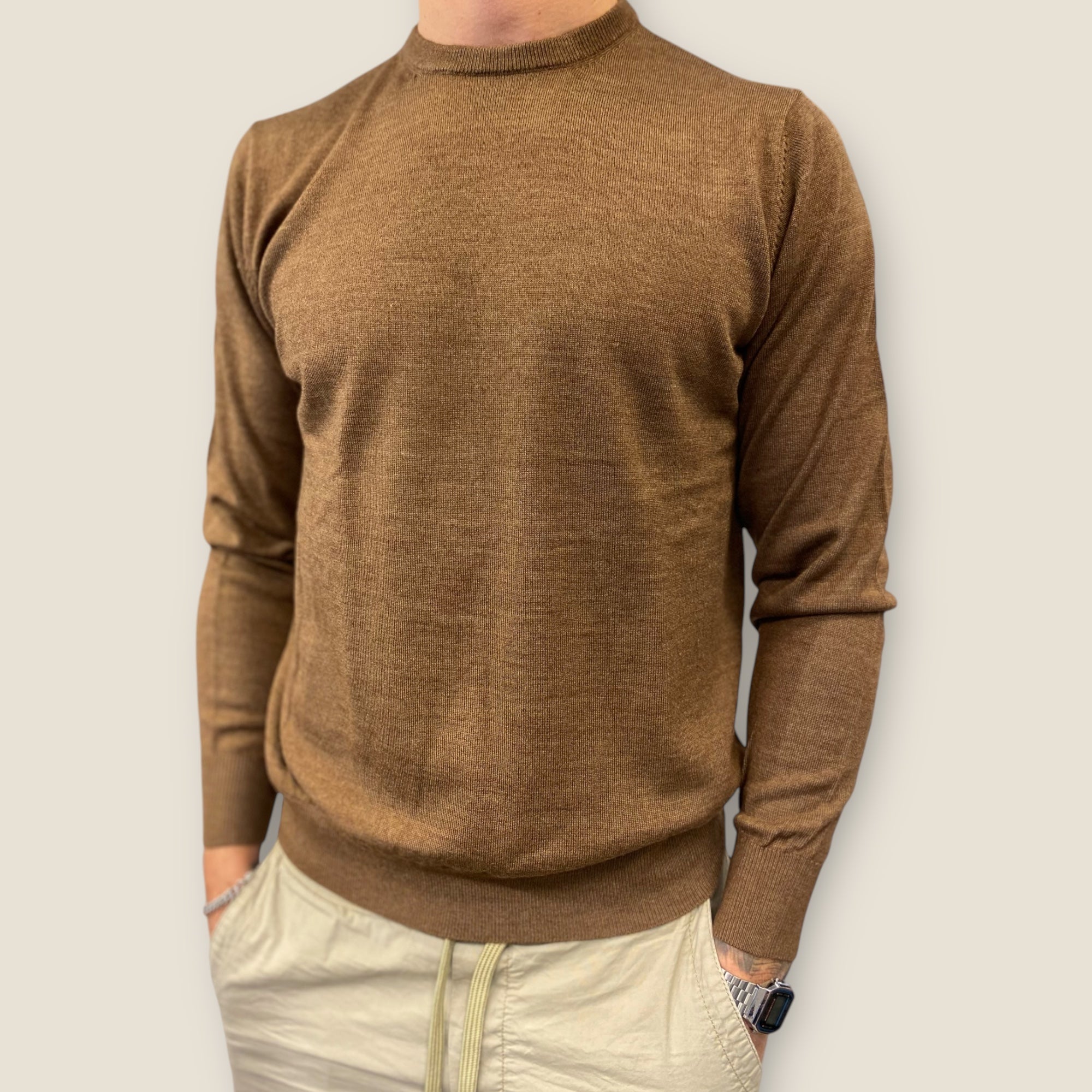 CREW NECK - EKSTRA FIN MERINOULD