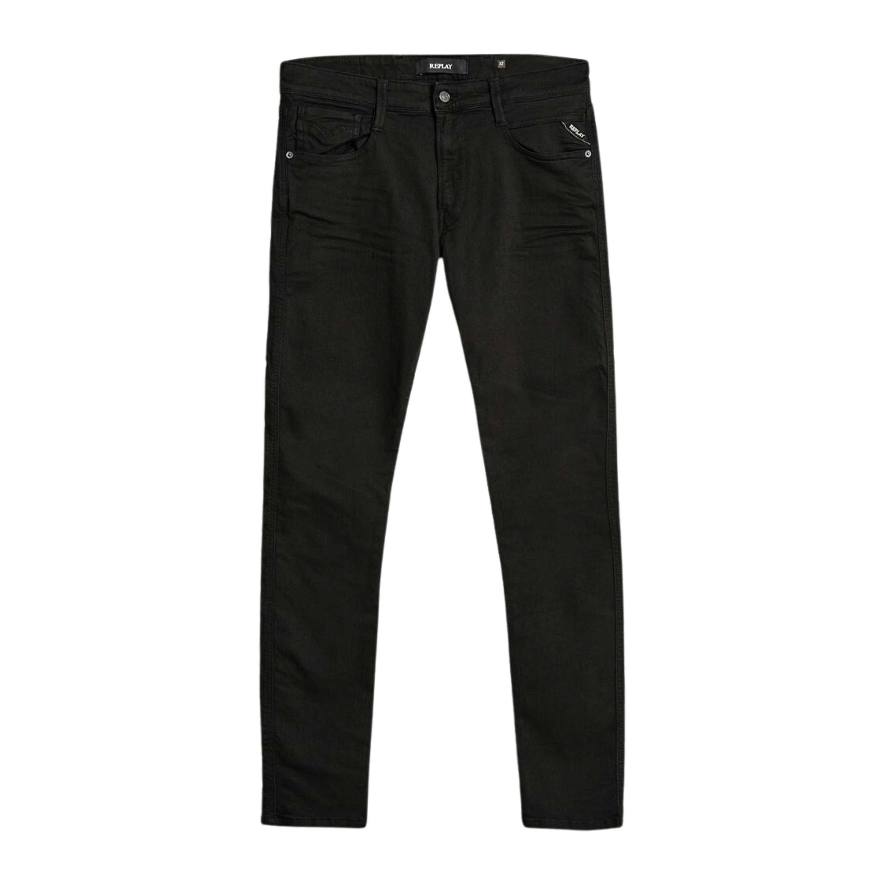 ANBASS JEANS BLACK MODAL