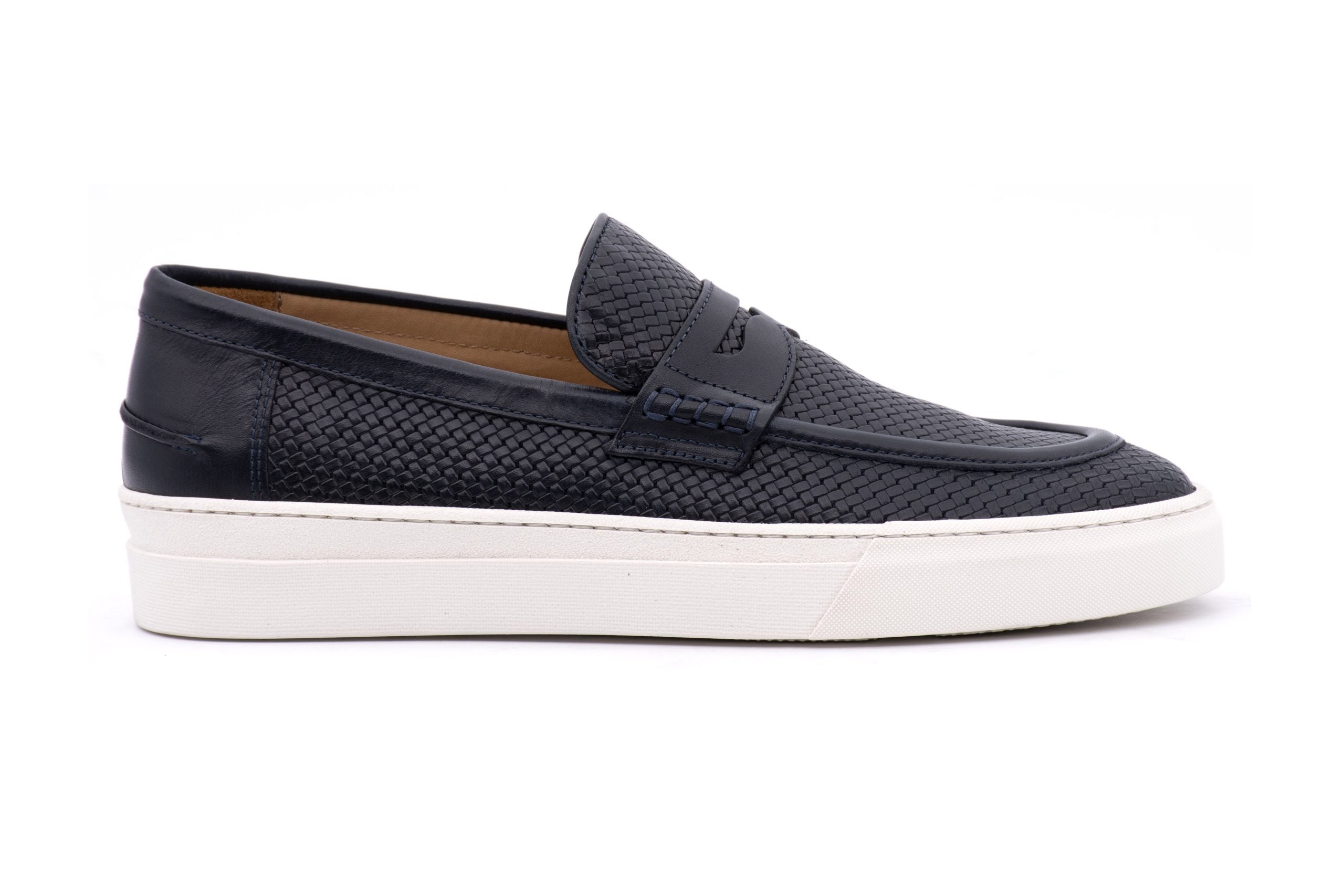 PANAMA STAMPATO LOAFER - BLUE