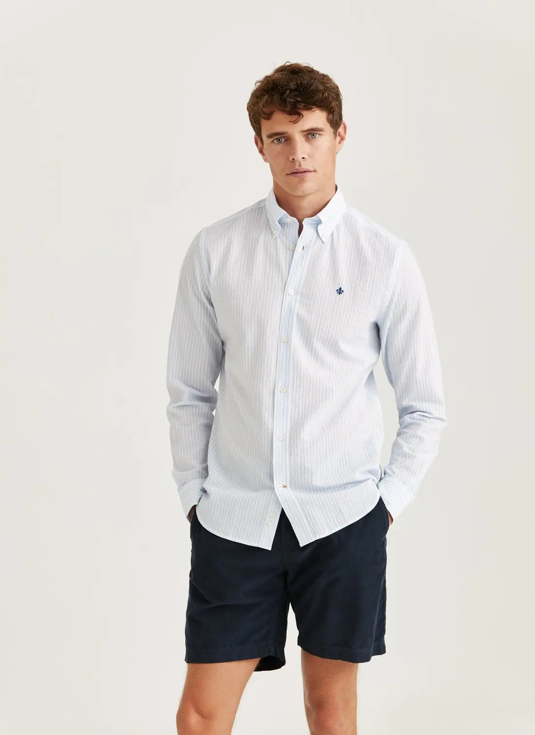 SEERSUCKER SHIRT SLIM FIT