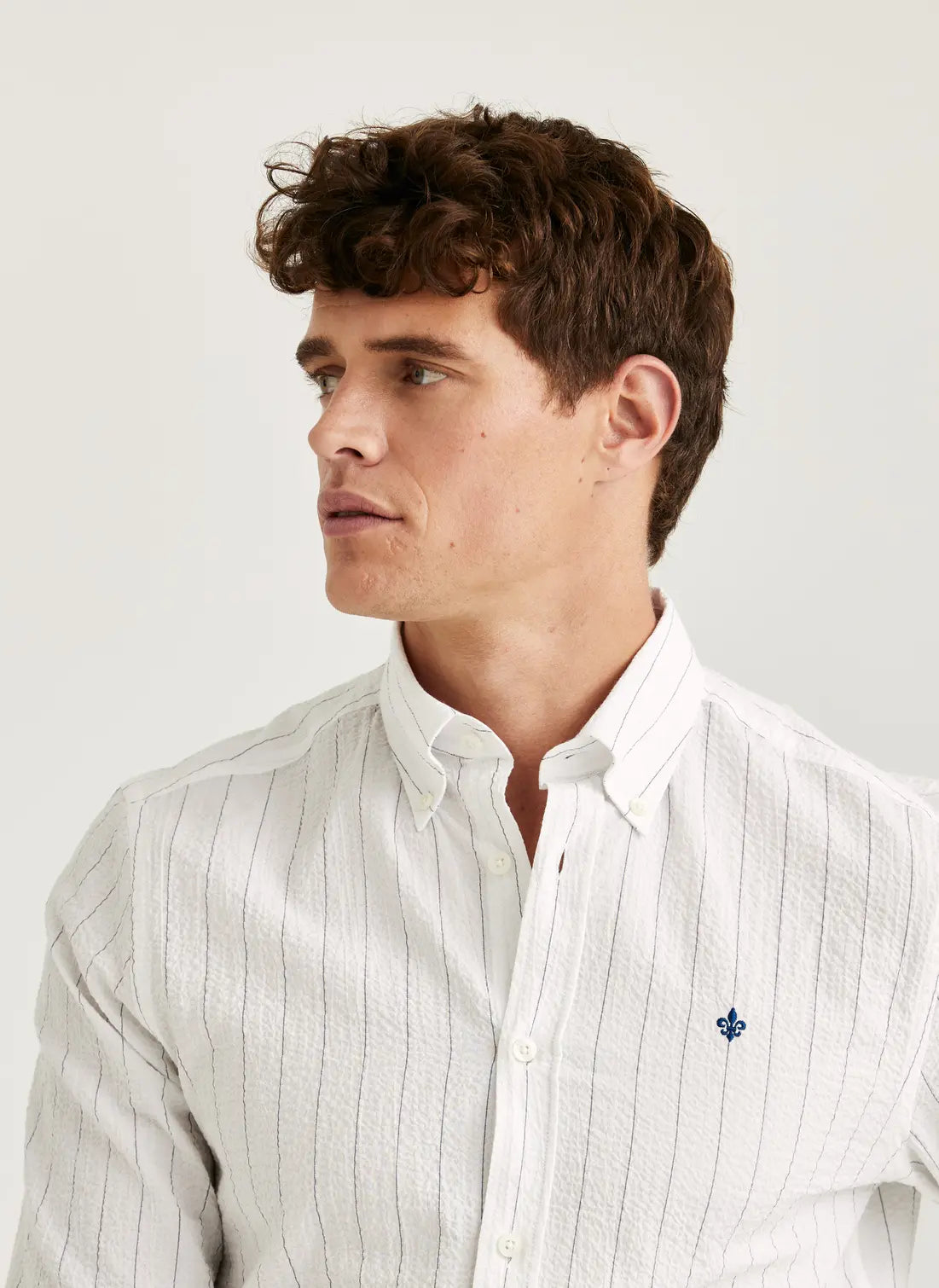 SEERSUCKER SHIRT SLIM FIT