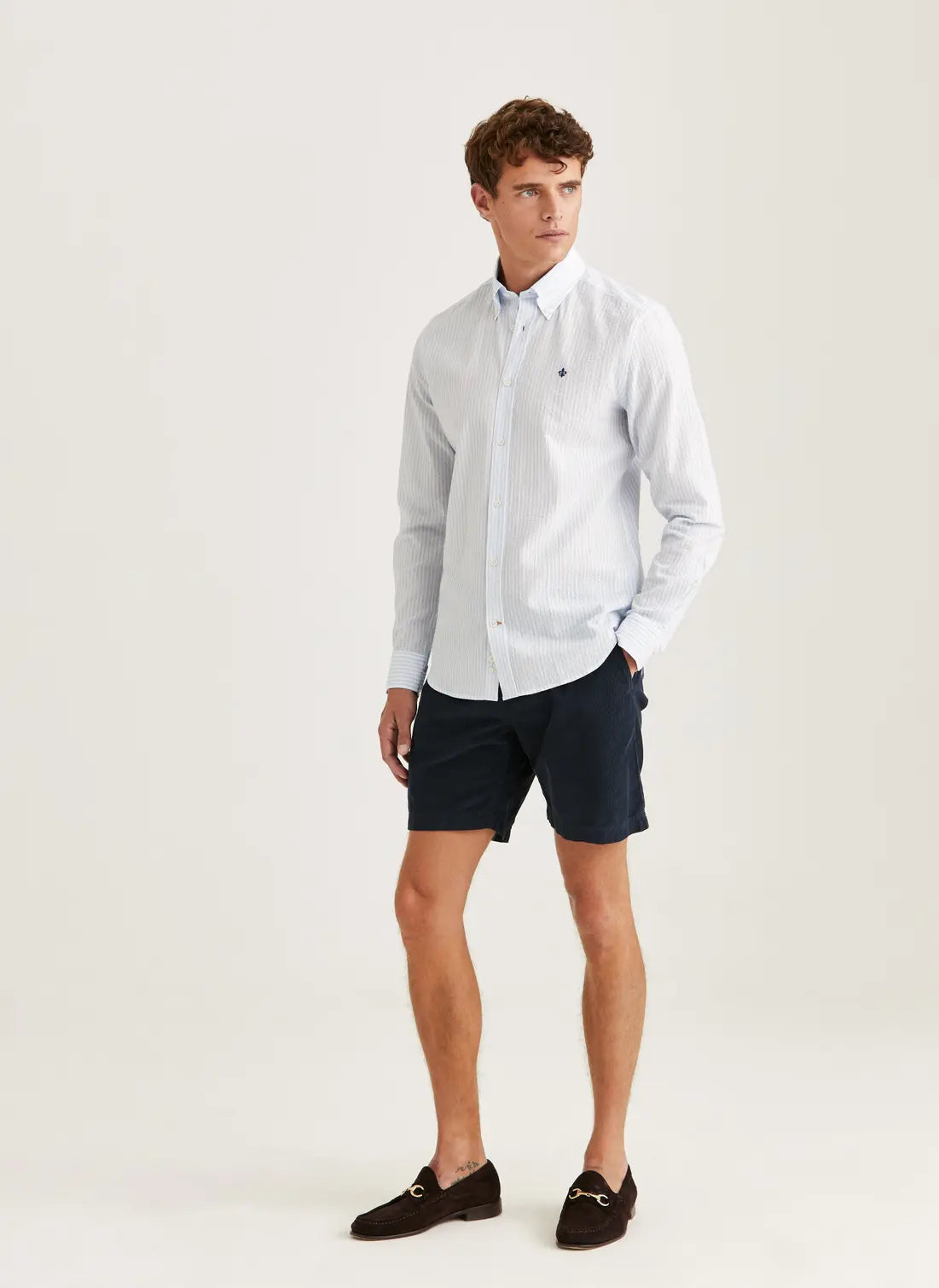 SEERSUCKER SHIRT SLIM FIT