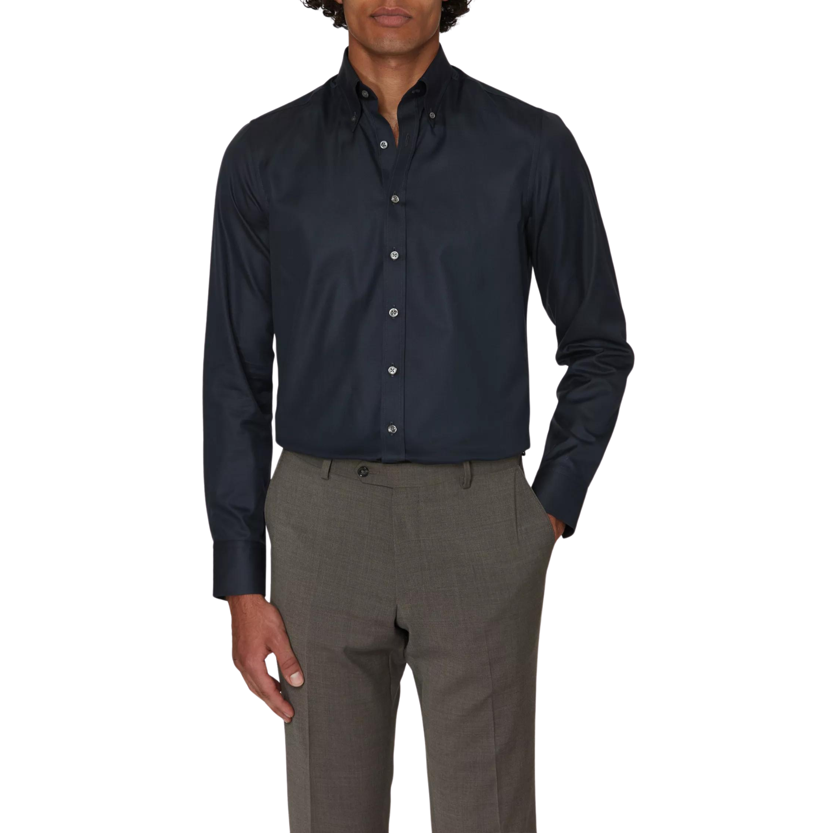 REG FIT BD TWILL SKJORTE