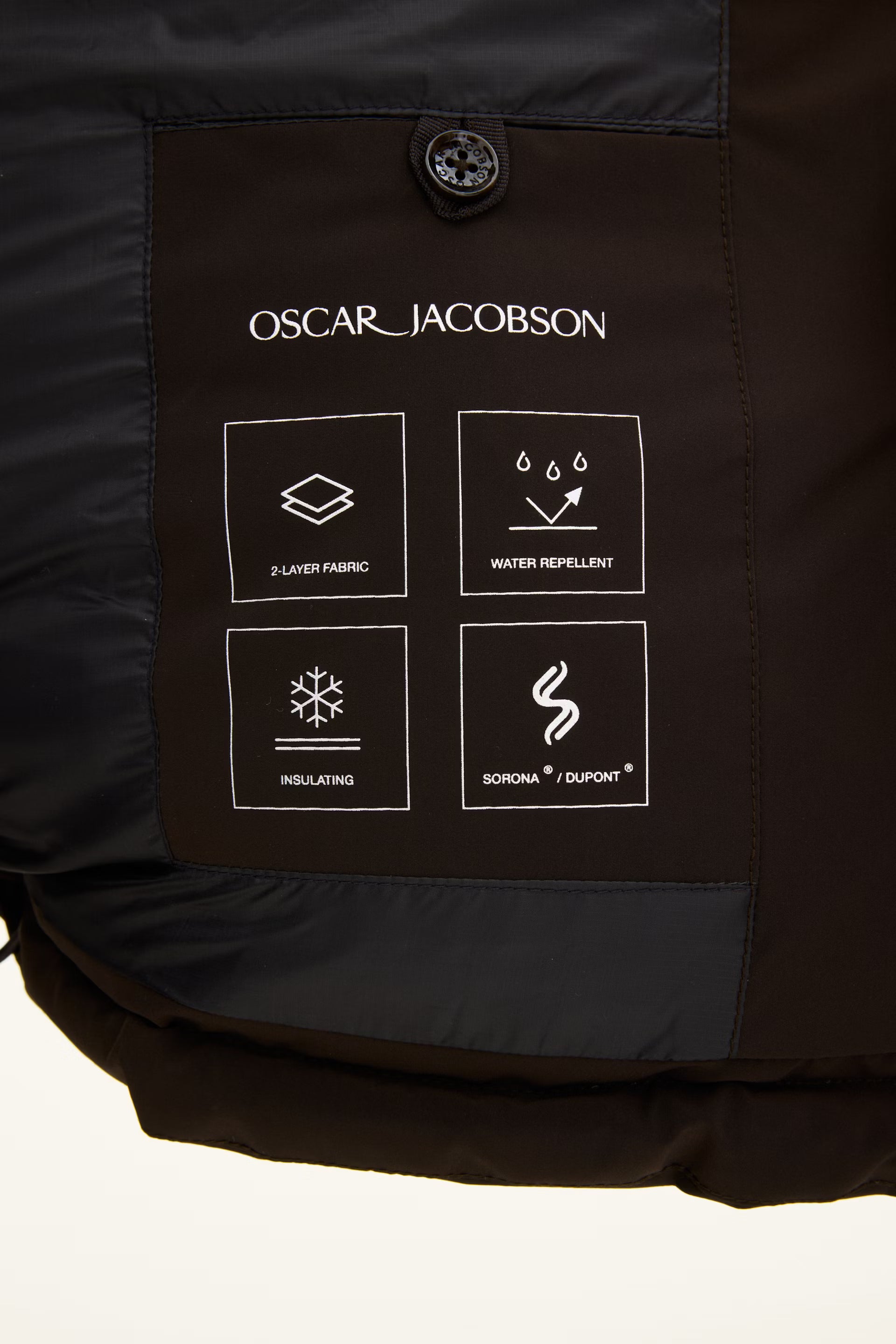 HOODED PUFFER VIND- OG VANDAFVISENDE JAKKE