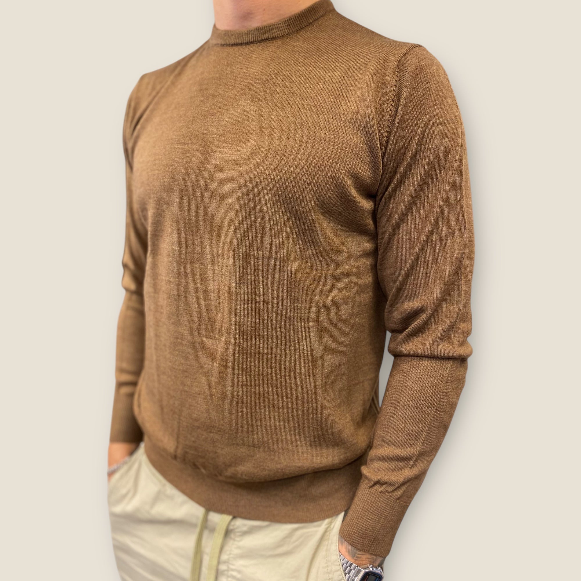 CREW NECK - EKSTRA FIN MERINOULD