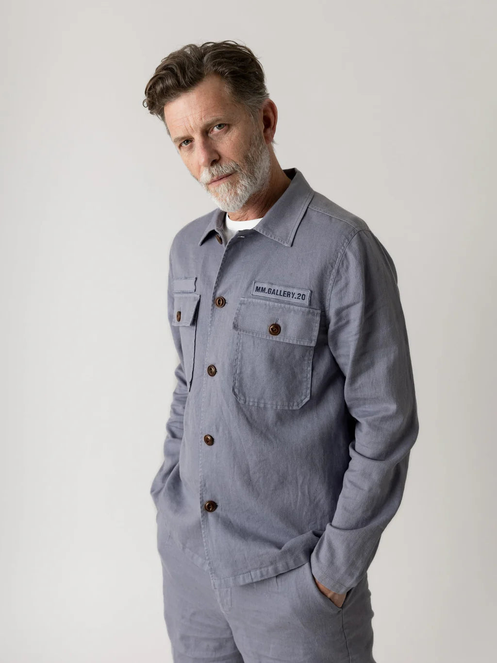 MMGMARCELLO PORRO UNIFORM OVERSHIRT