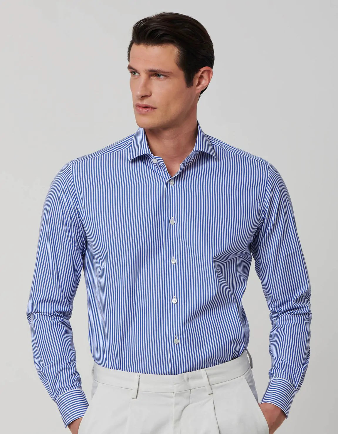 ACTIVE SHIRT 24 - BLUE STRIPED
