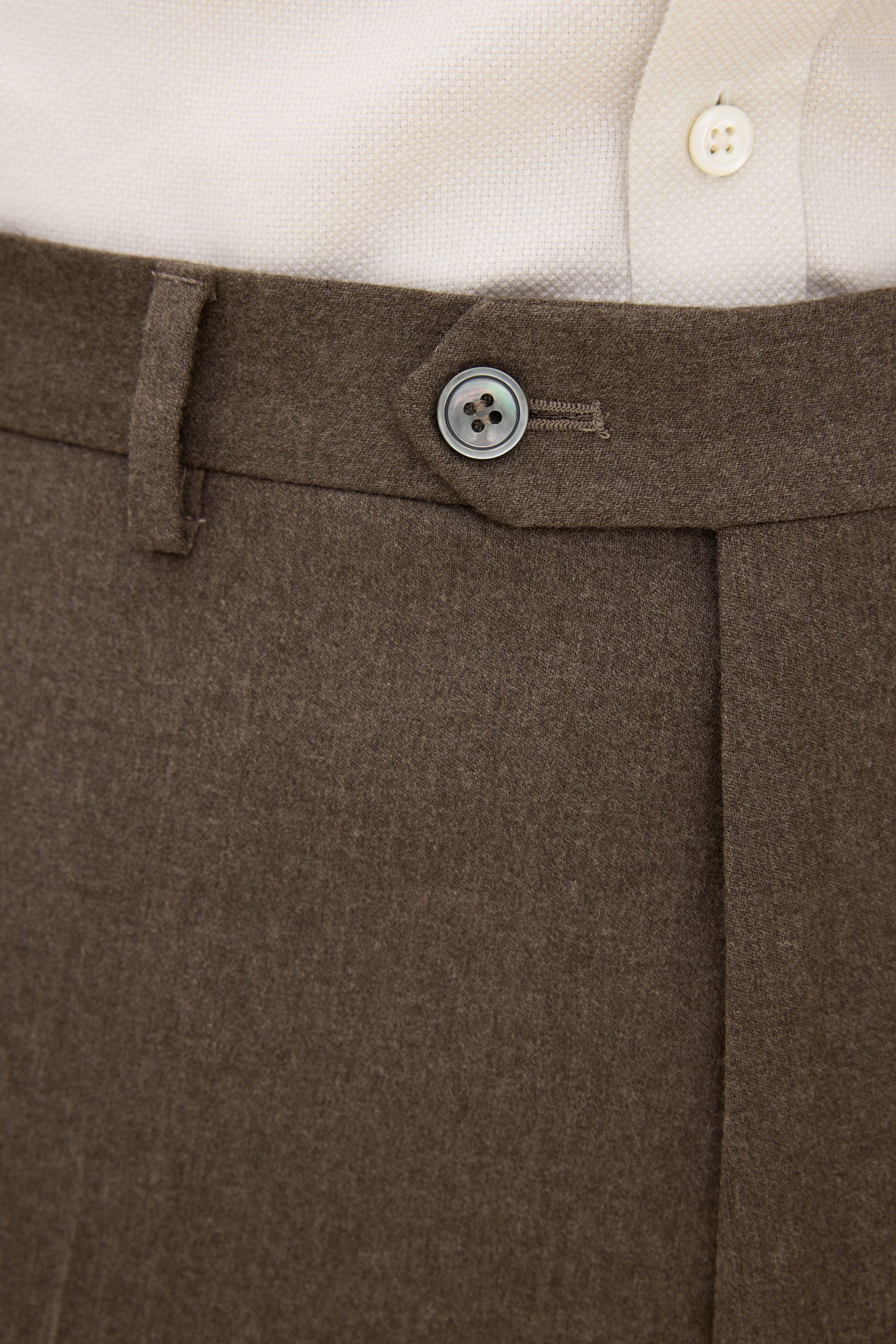 DANDY TURN UP SLIM FIT FLANNEL BUKSER