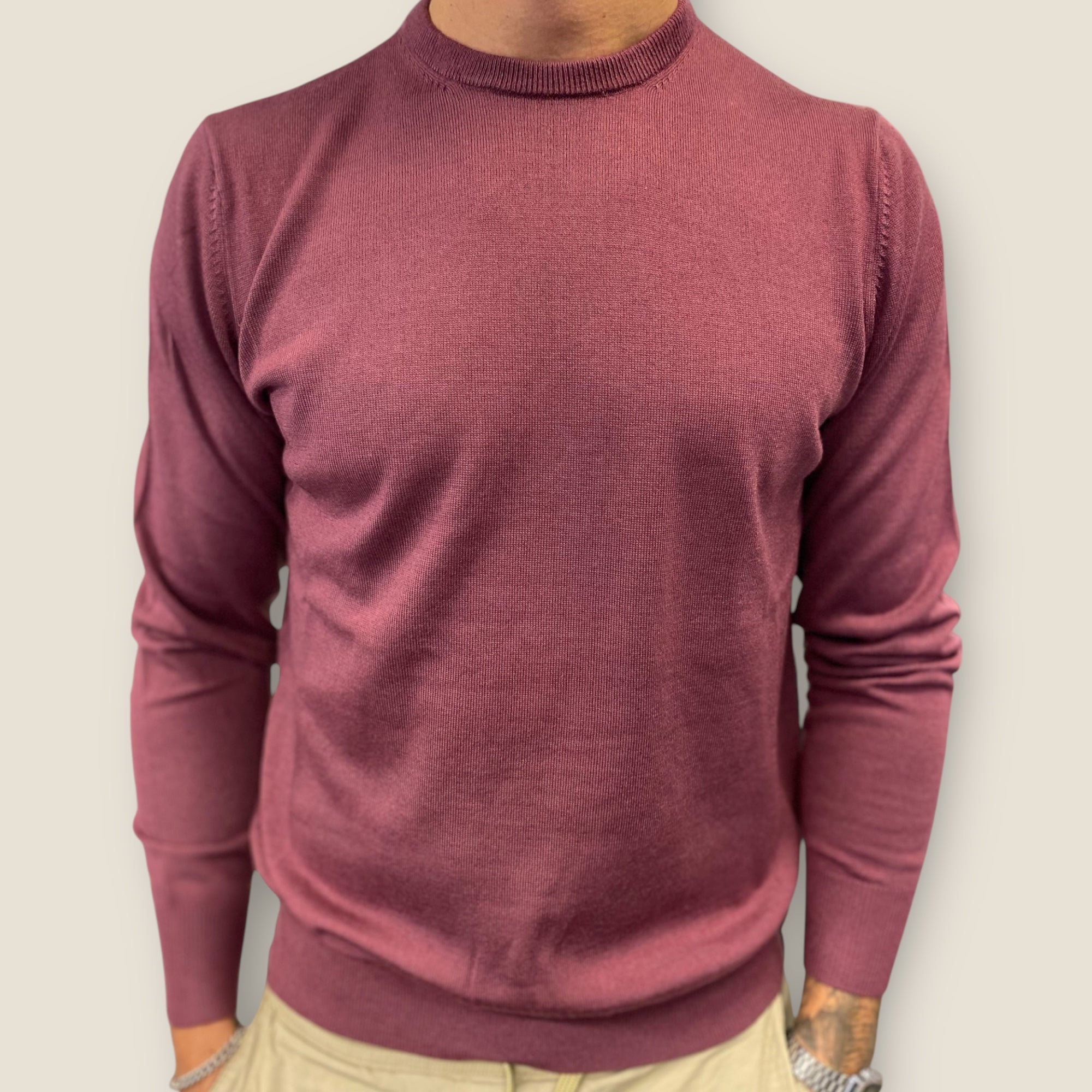 CREW NECK - EKSTRA FIN MERINOULD