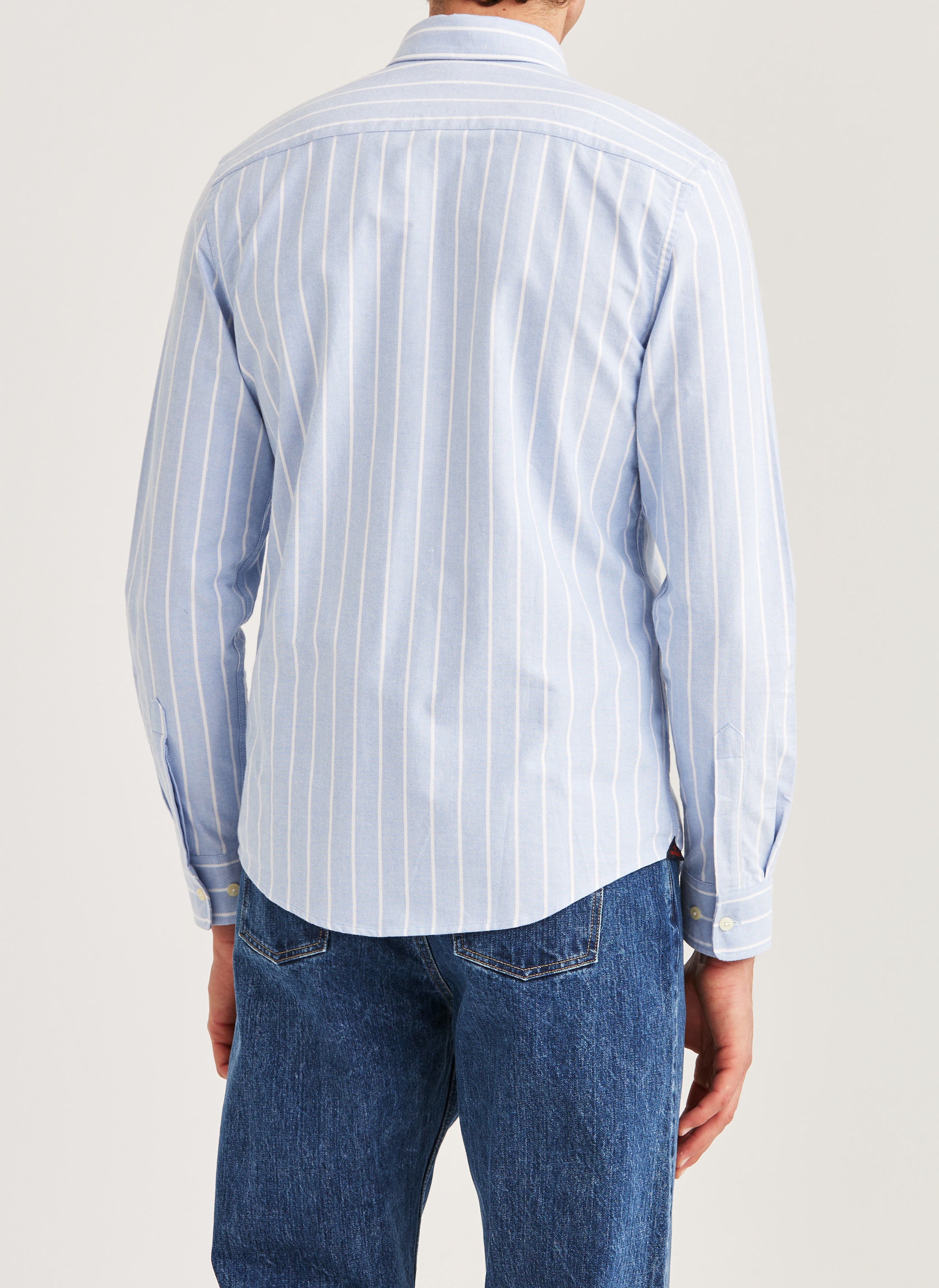 DOUGLAS OXFORD STRIPE SKJORTE / SLIM FIT