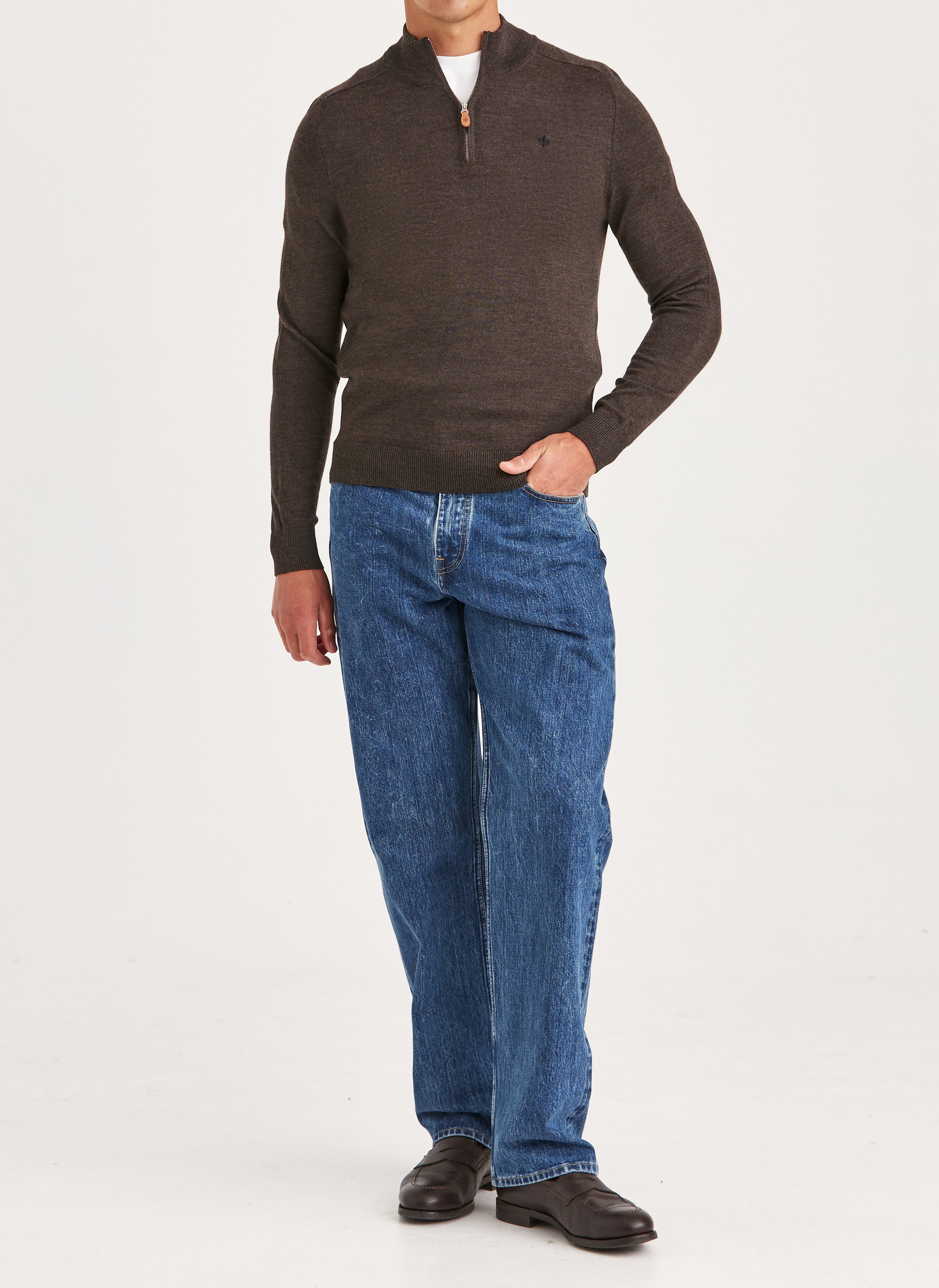 MERINO JOHN ZIP STRIK