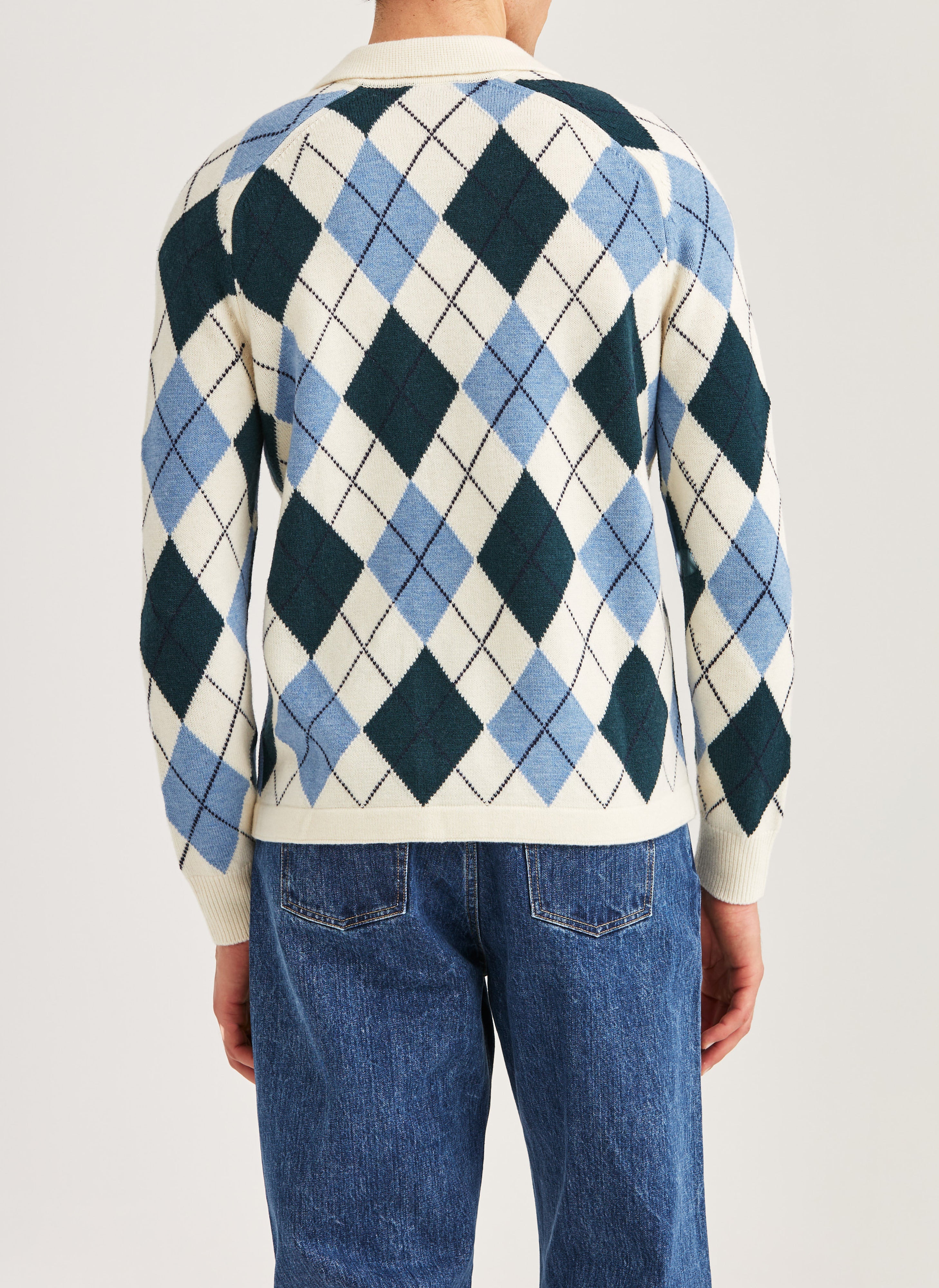 GRAHAM KNITTED RUGGER POLO