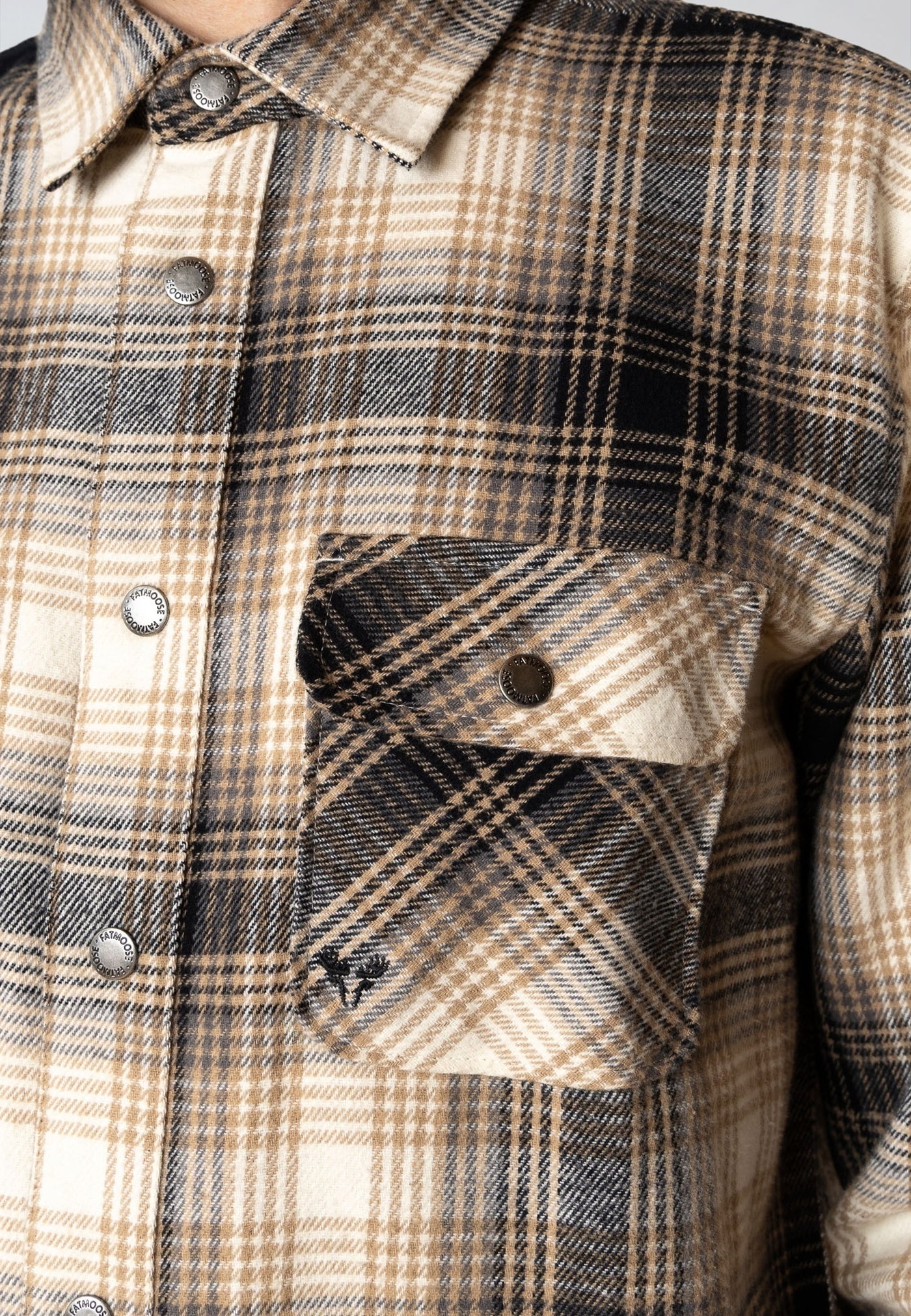 ADRIAN COTTEN CHECK OVERSHIRT