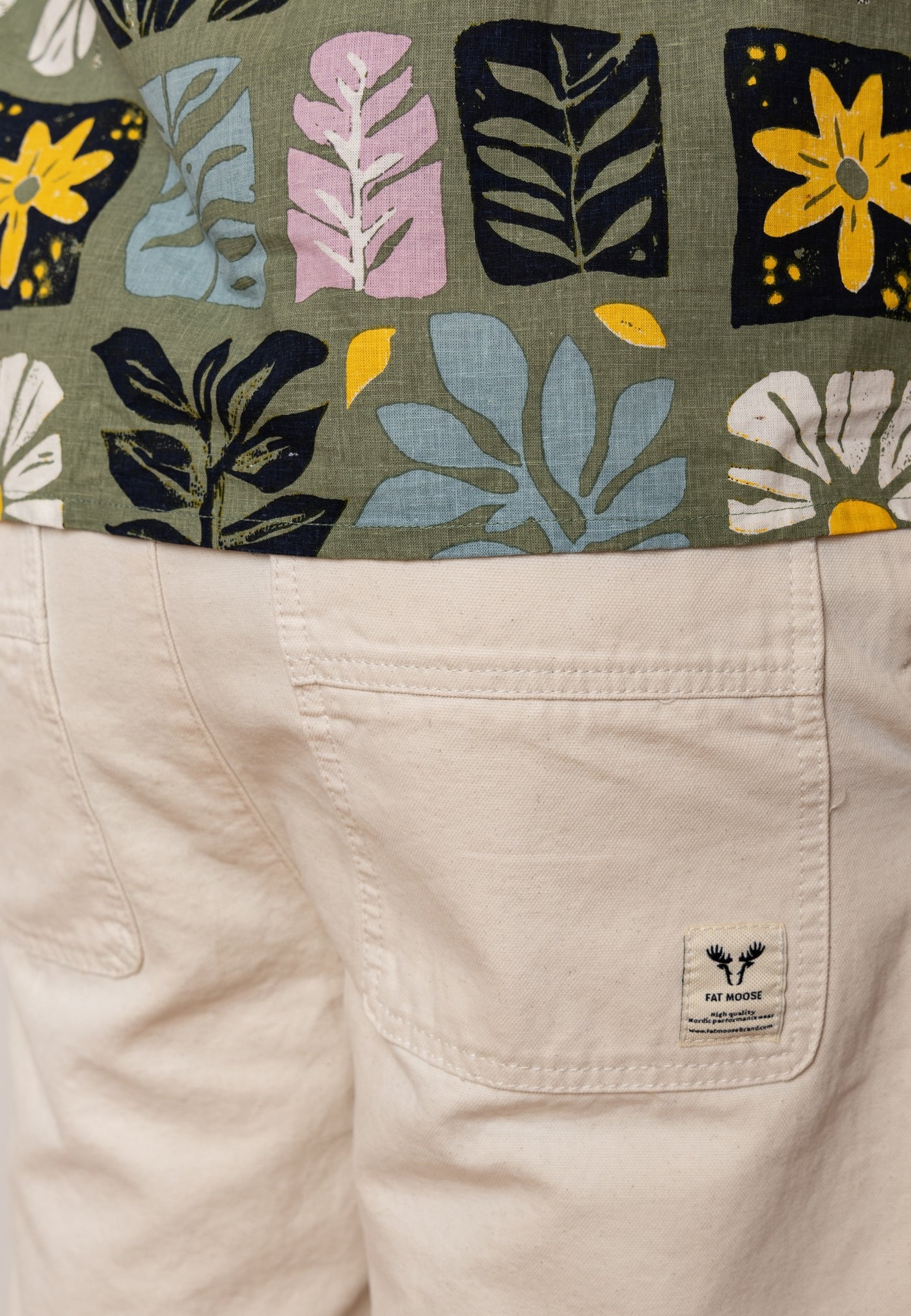 DERECK CANVAS SHORTS
