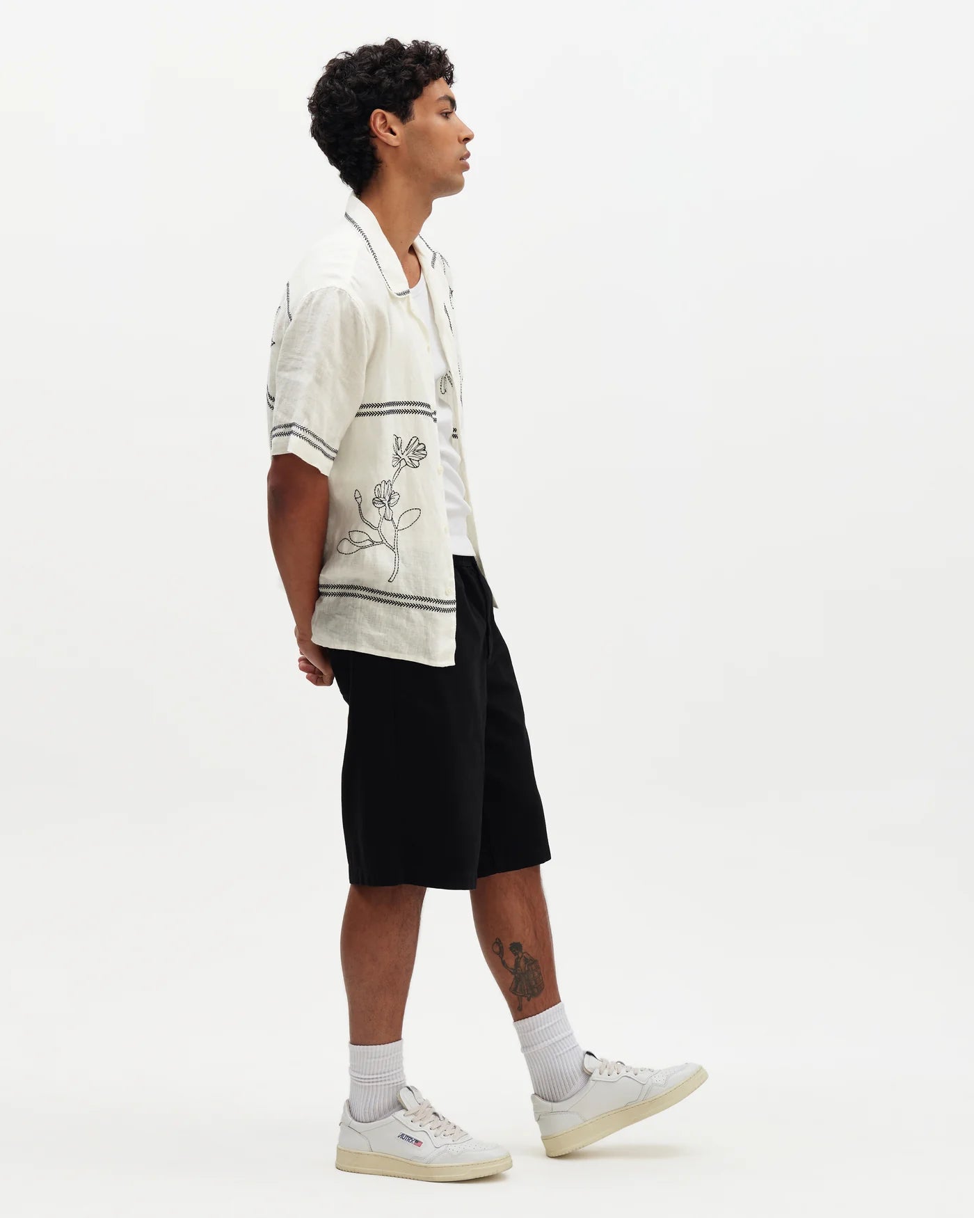GRID FLOWER SS SHIRT