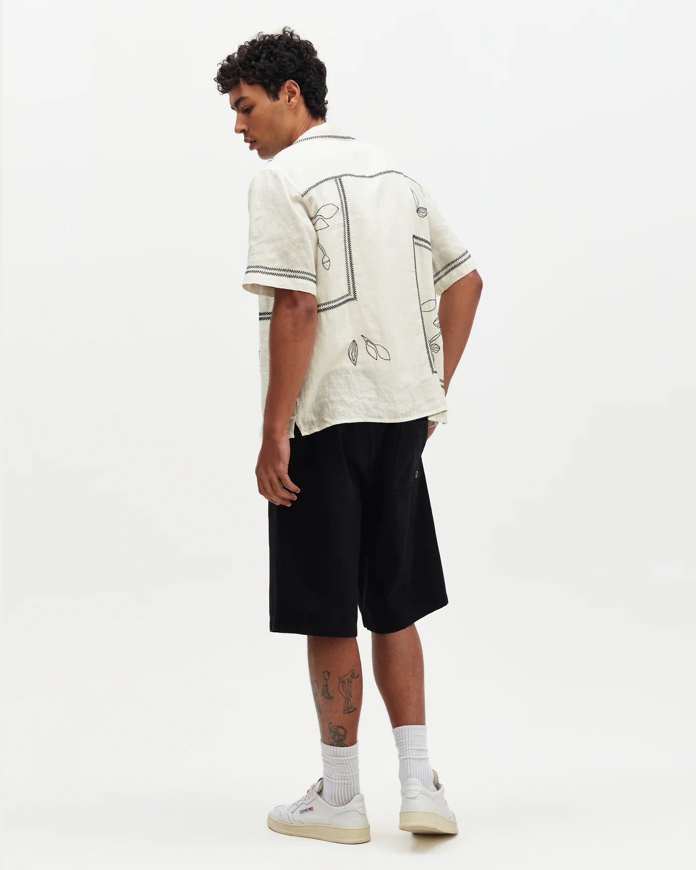 GRID FLOWER SS SHIRT