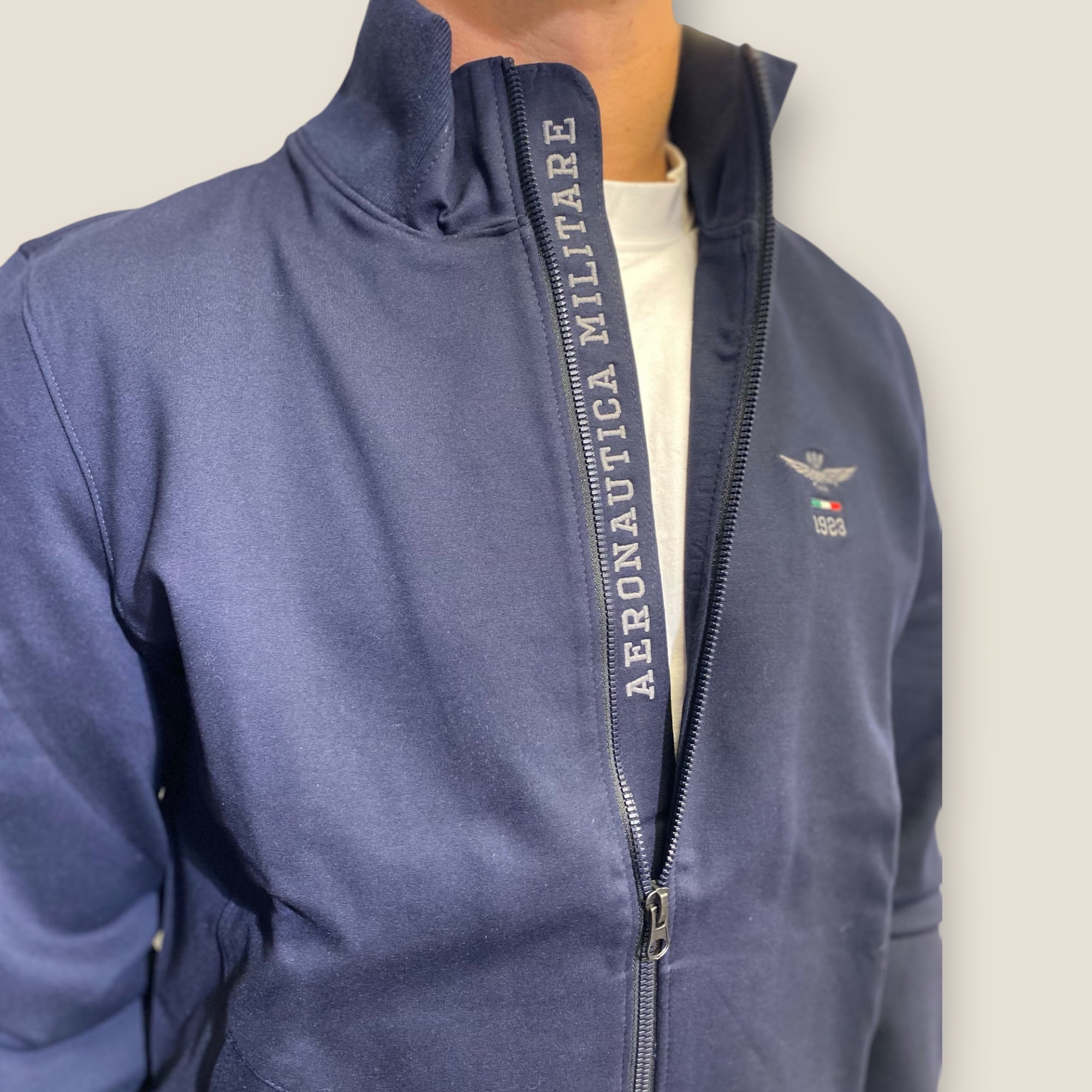 FELPA FULL ZIP SWEATSHIRT - NAVY