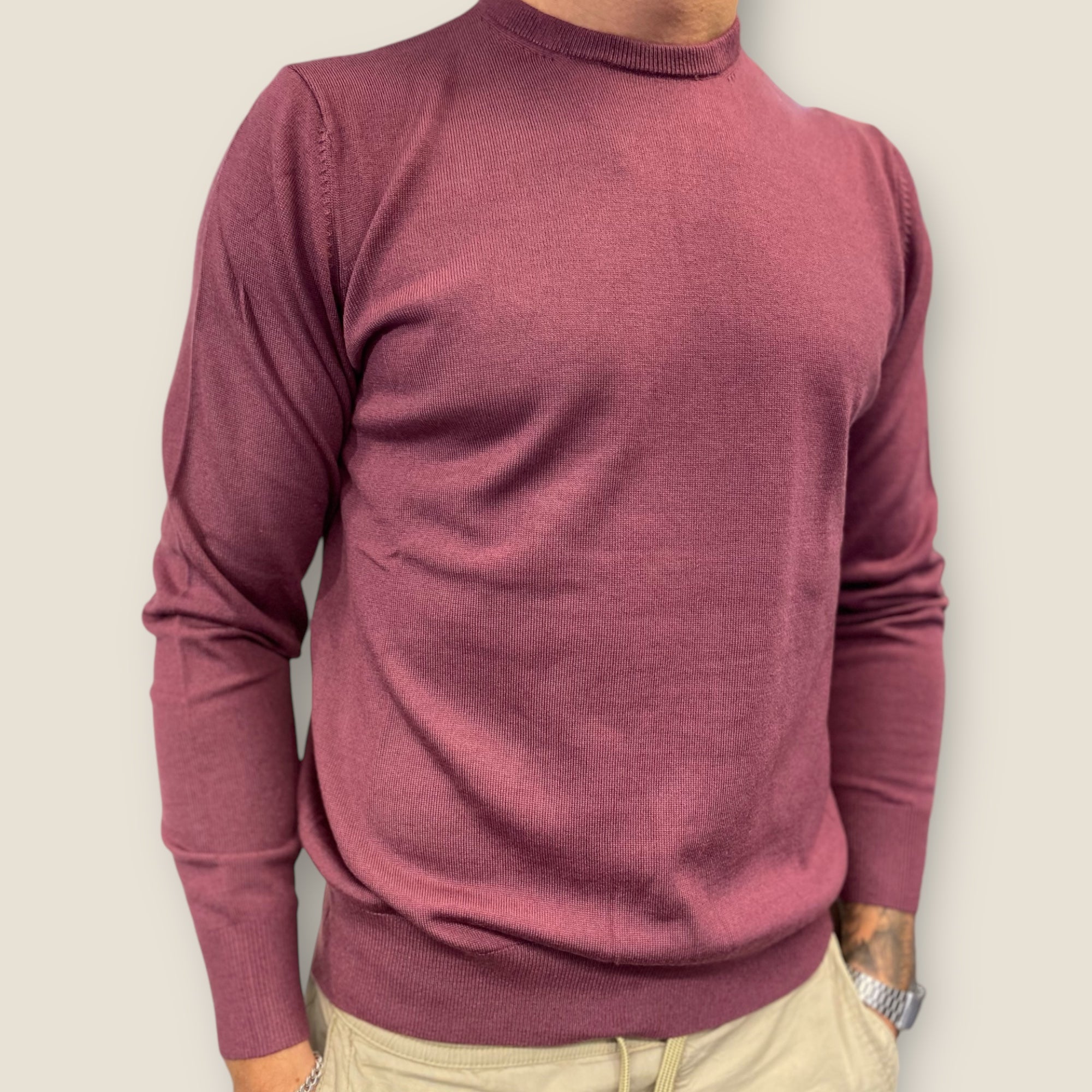 CREW NECK - EKSTRA FIN MERINOULD