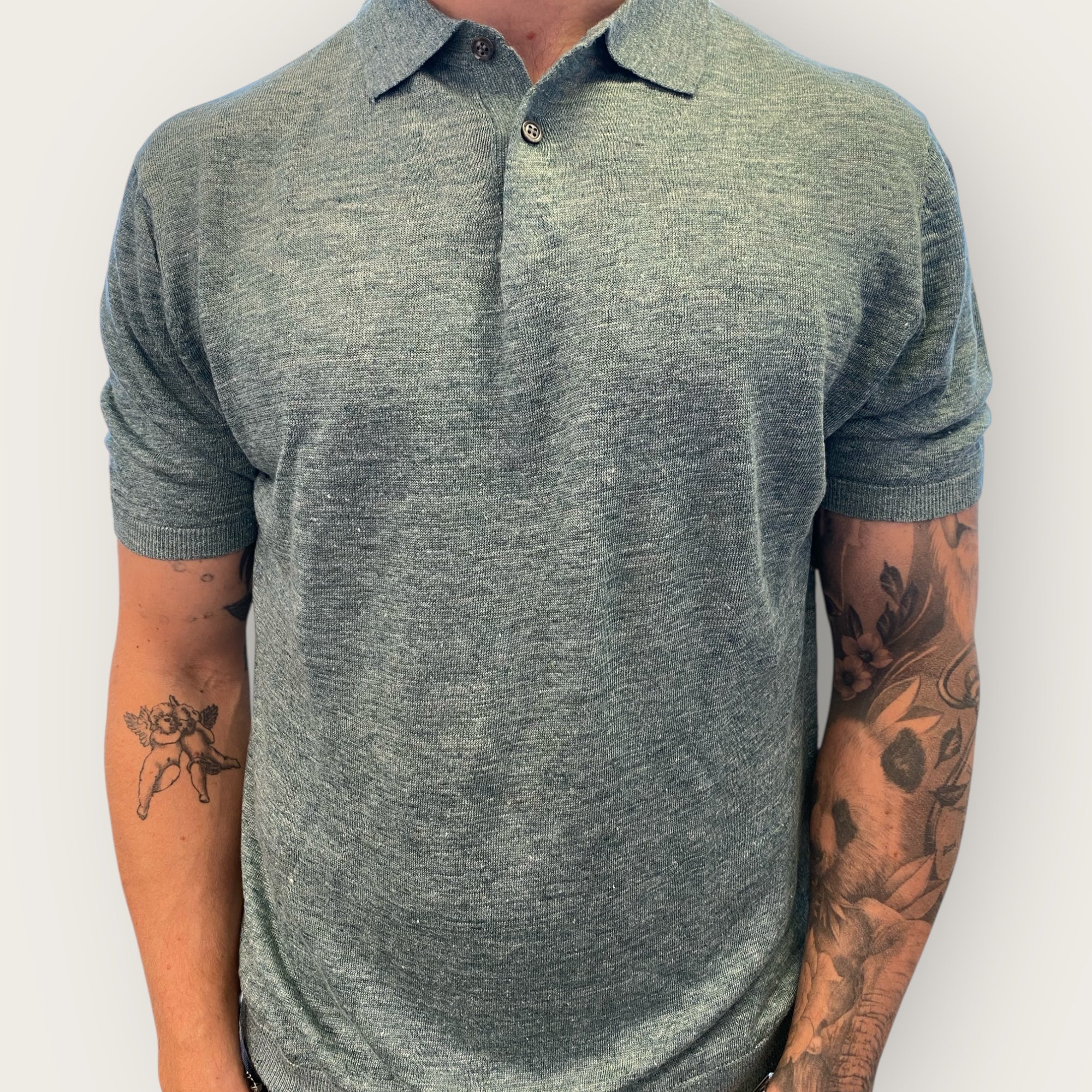 LINEN POLO