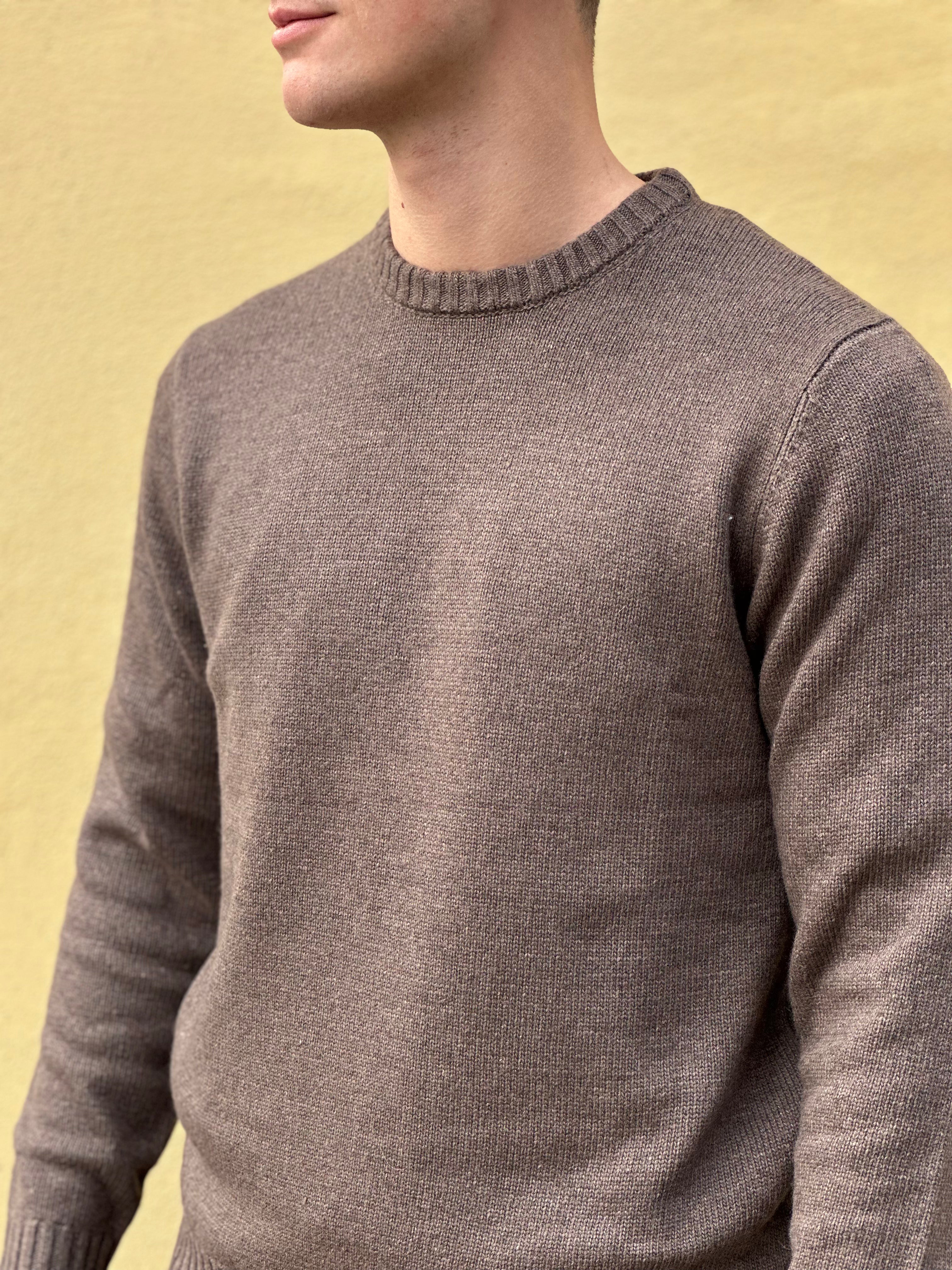 LANA WOOL CASHMERE CREWNECK STRIK