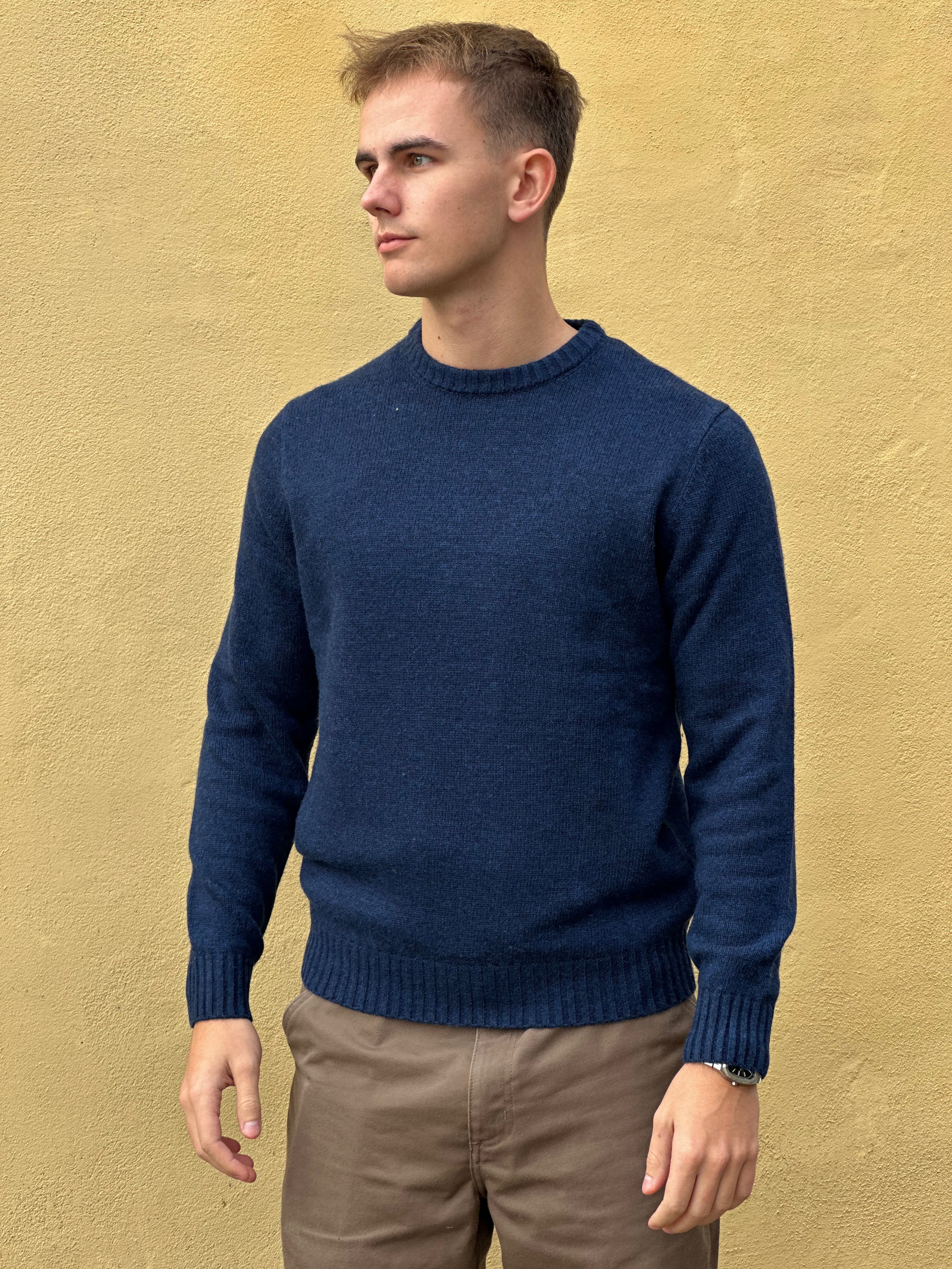 LANA WOOL CASHMERE CREWNECK STRIK