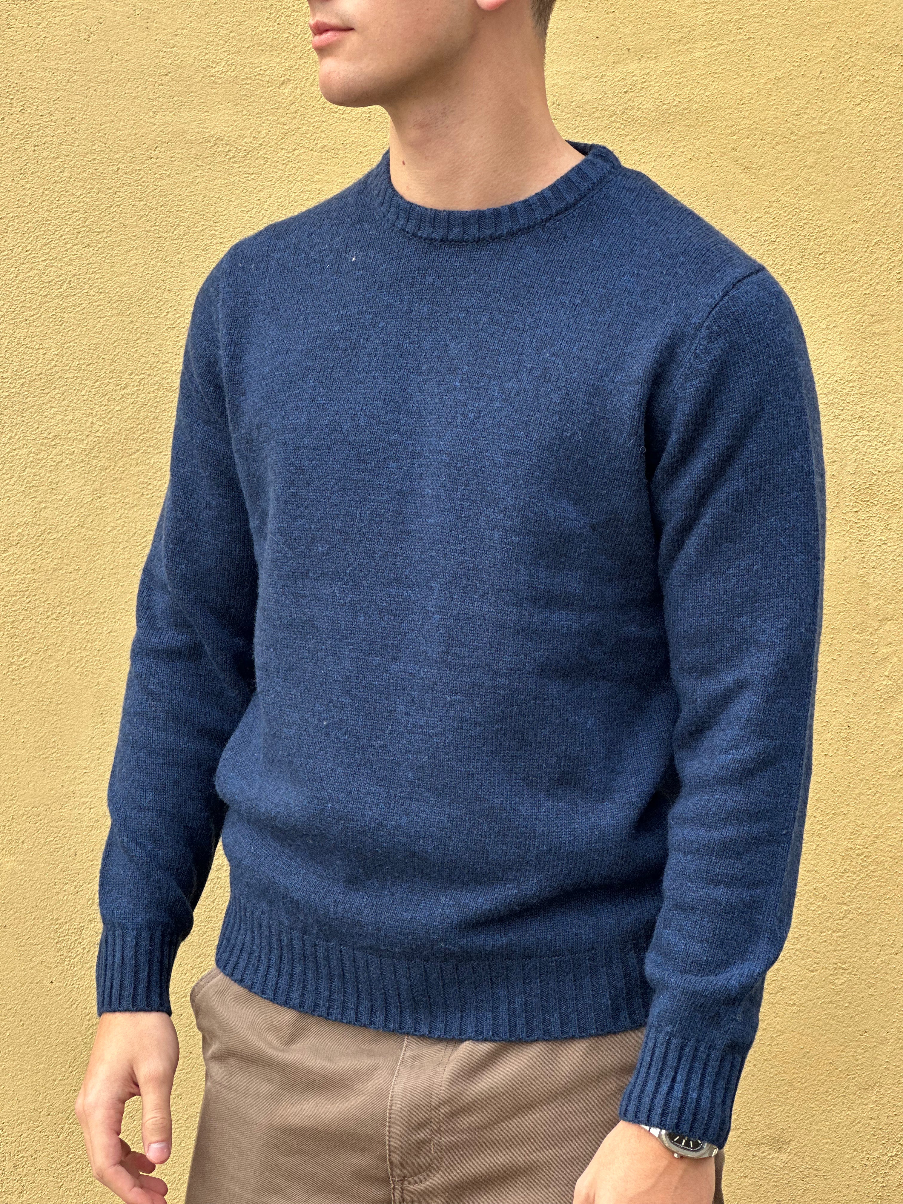 LANA WOOL CASHMERE CREWNECK STRIK