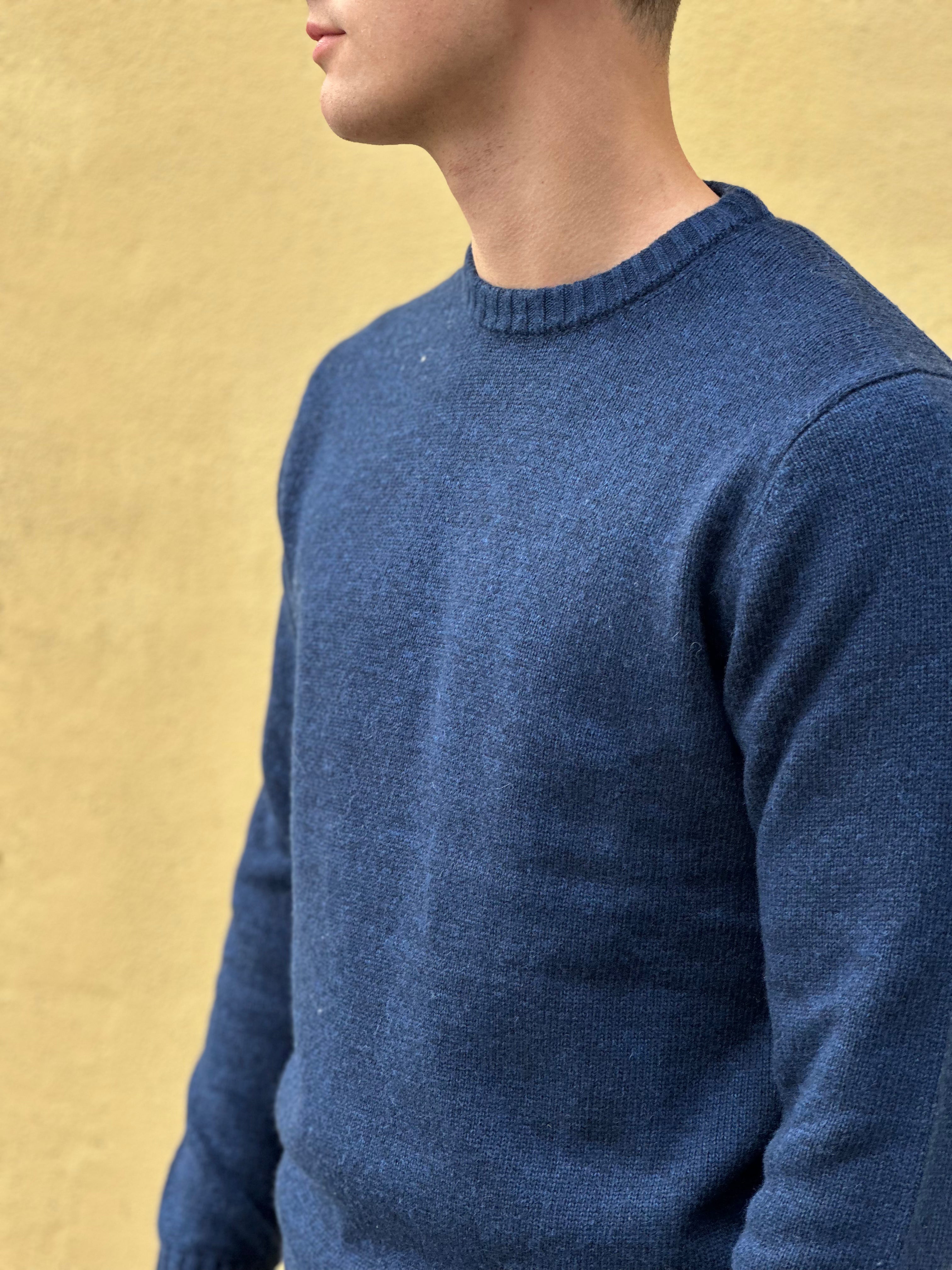 LANA WOOL CASHMERE CREWNECK STRIK