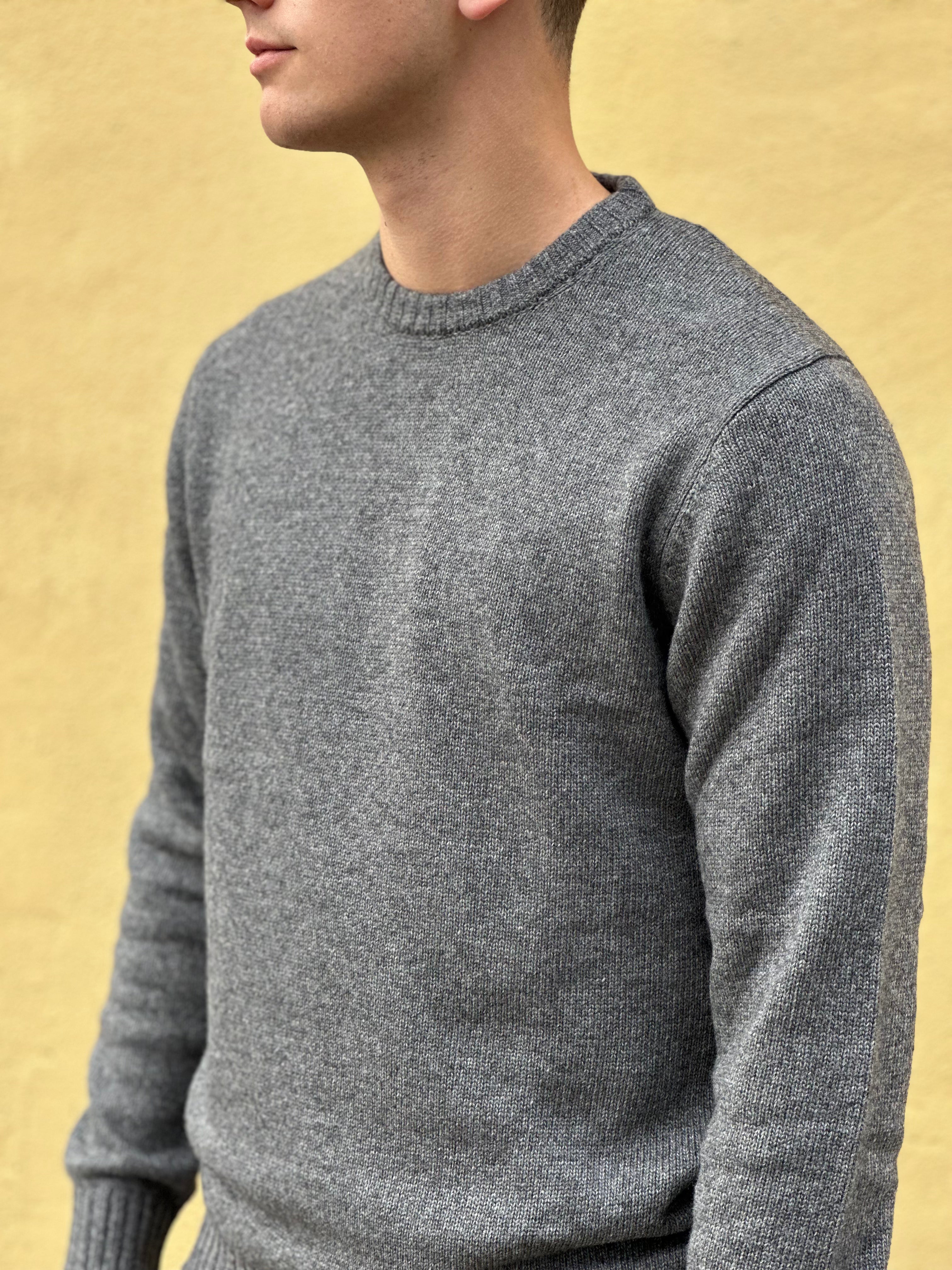 LANA WOOL CASHMERE CREWNECK STRIK