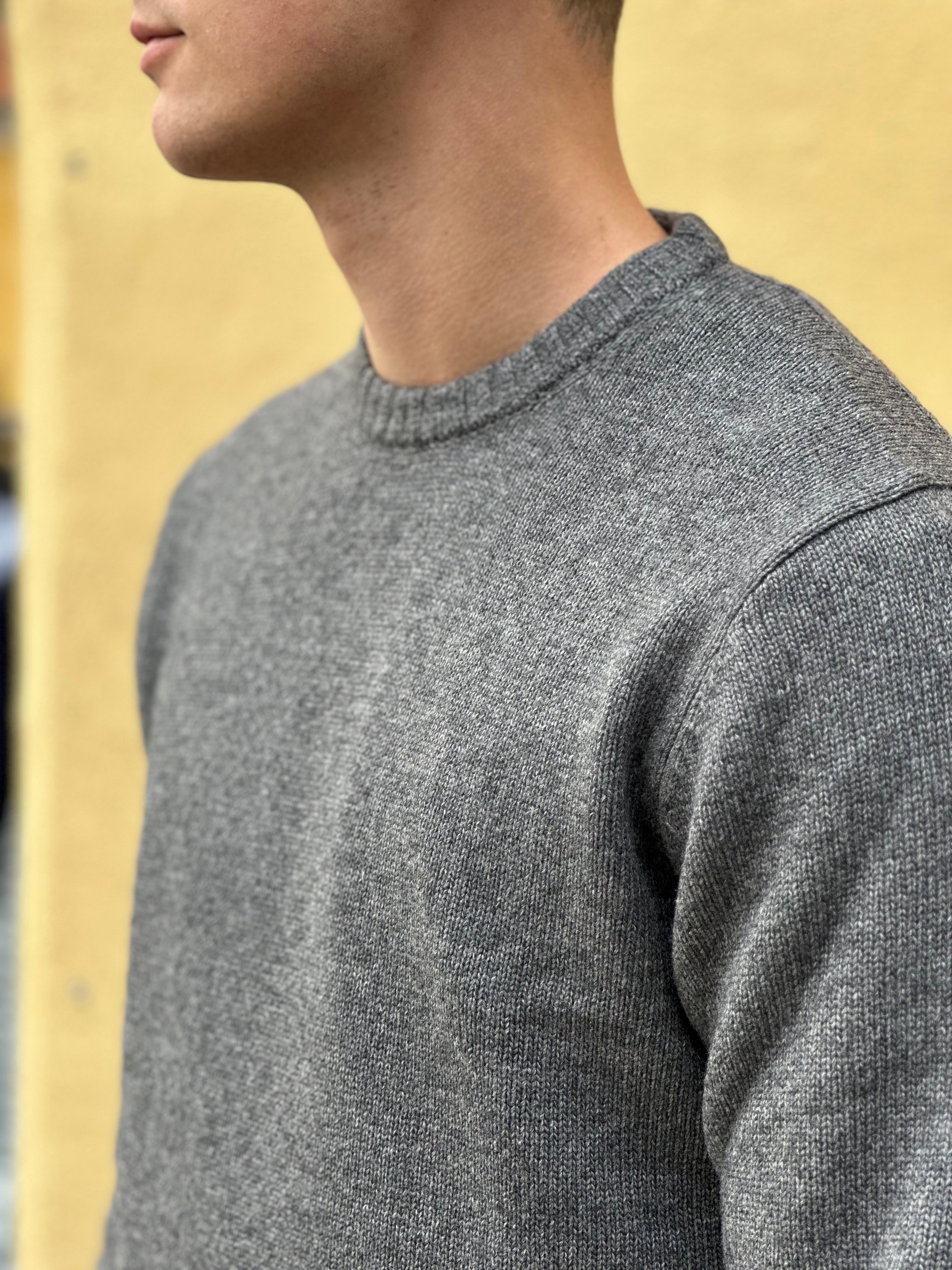 LANA WOOL CASHMERE CREWNECK STRIK