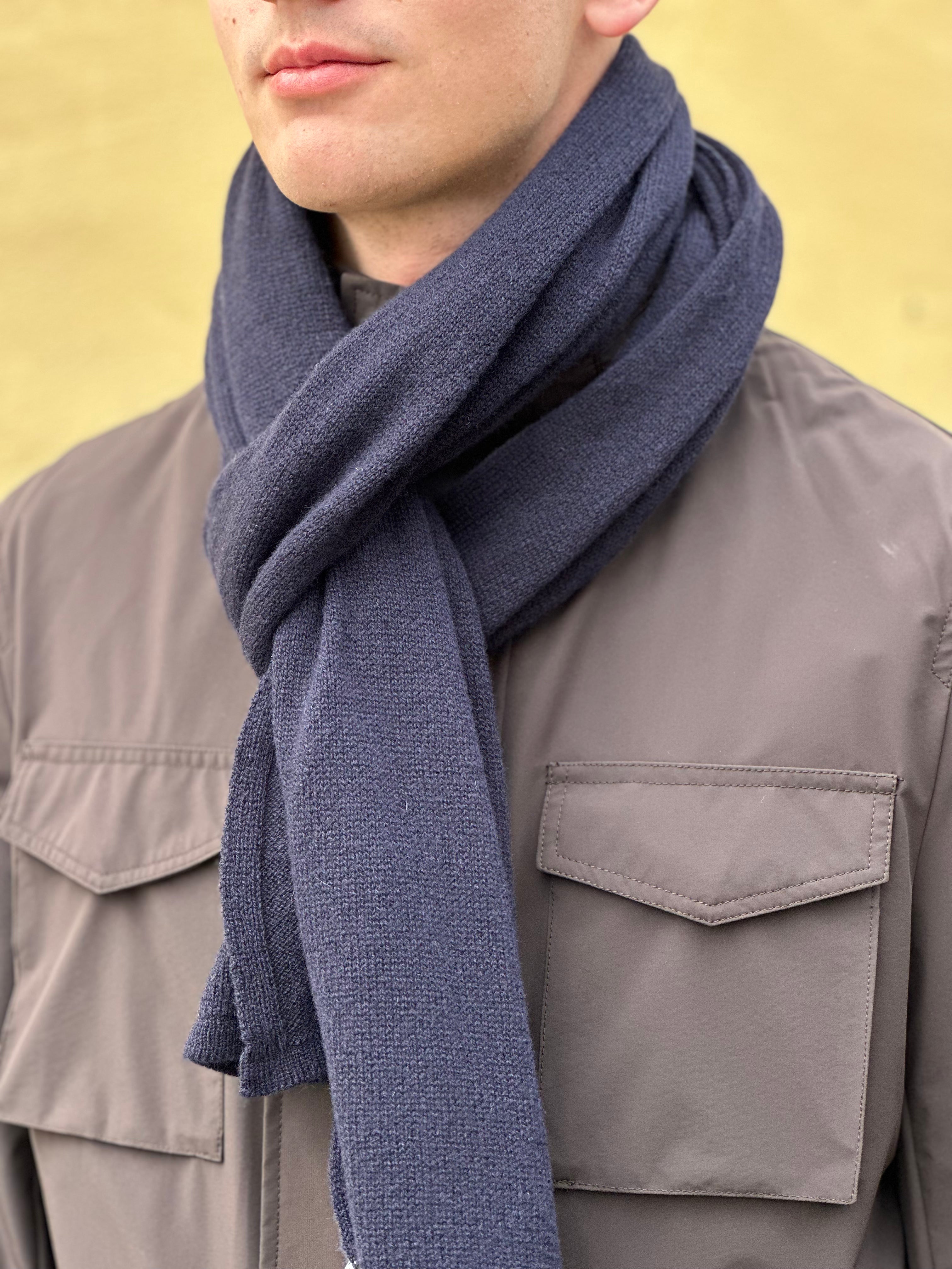 KNITTED TØRKLÆDE 100% CASHMERE