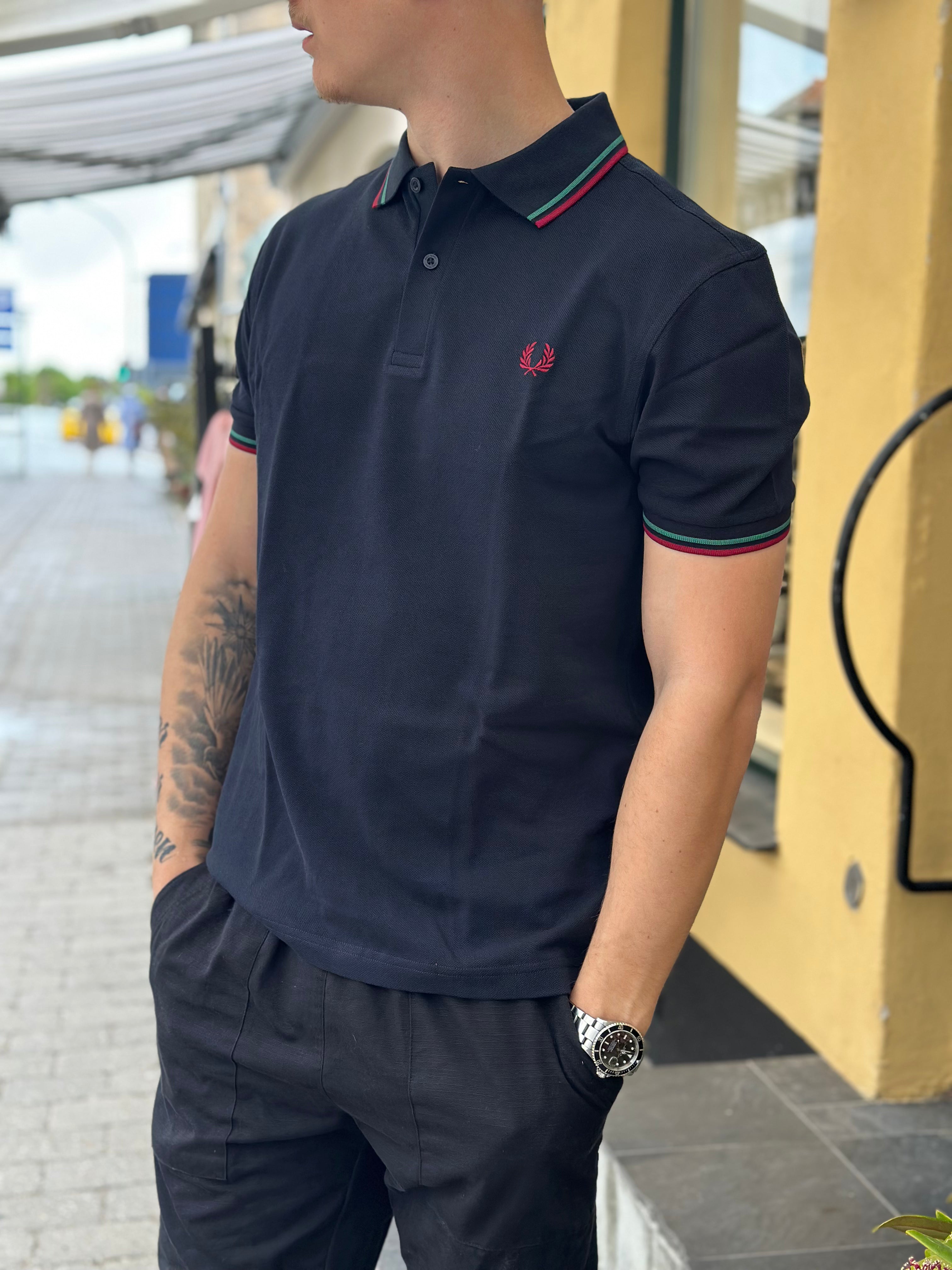 TWIN TIPPED POLO SHIRT