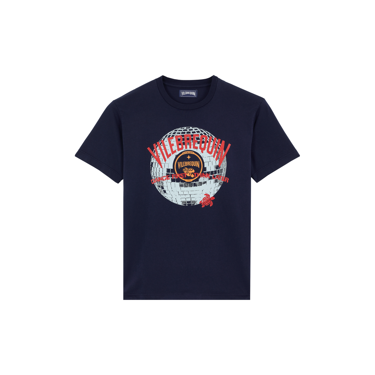 PORTISOL DISCO T-SHIRT - NAVY