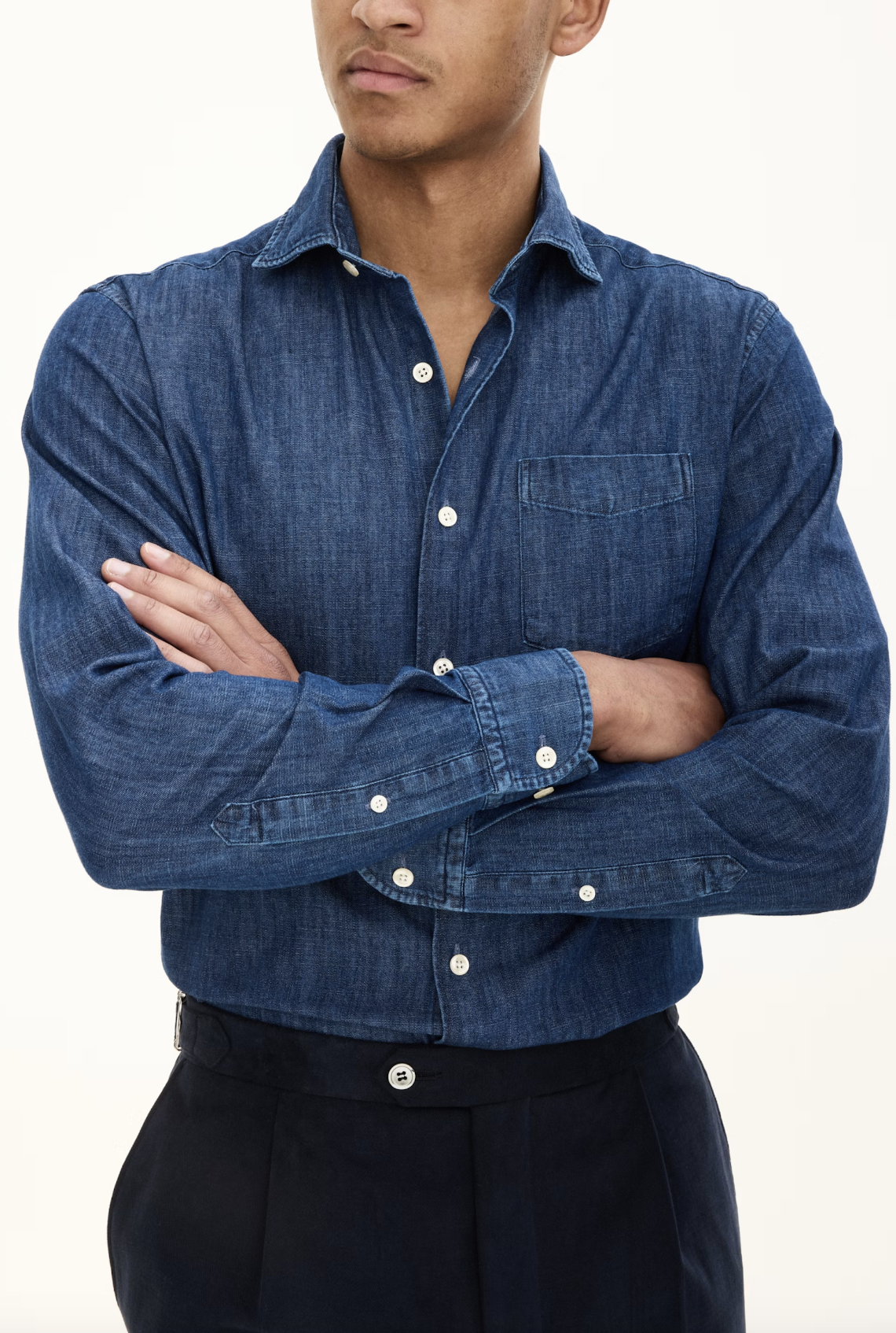 REG FIT WIDE SPREAD SHIRT