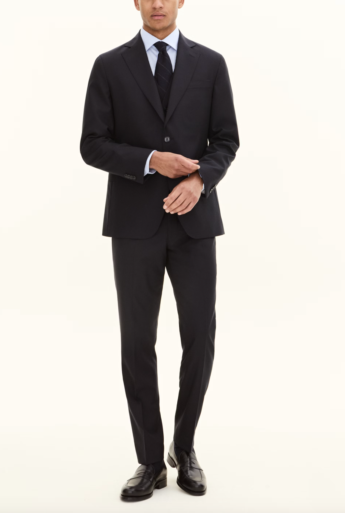 FOGERTY BLAZER - REGULAR 120' WOOL NAVY