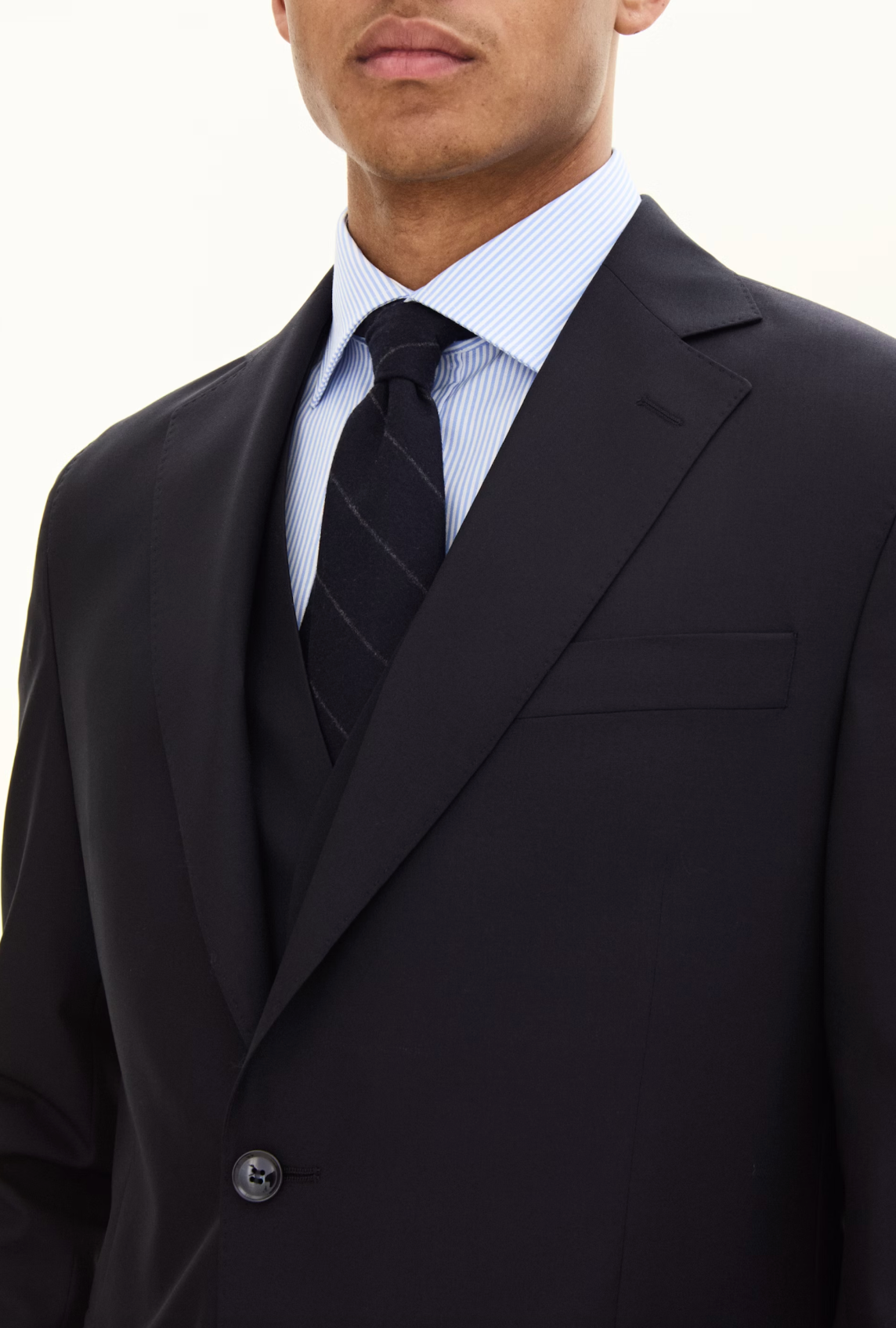 FOGERTY BLAZER - REGULAR 120' WOOL NAVY