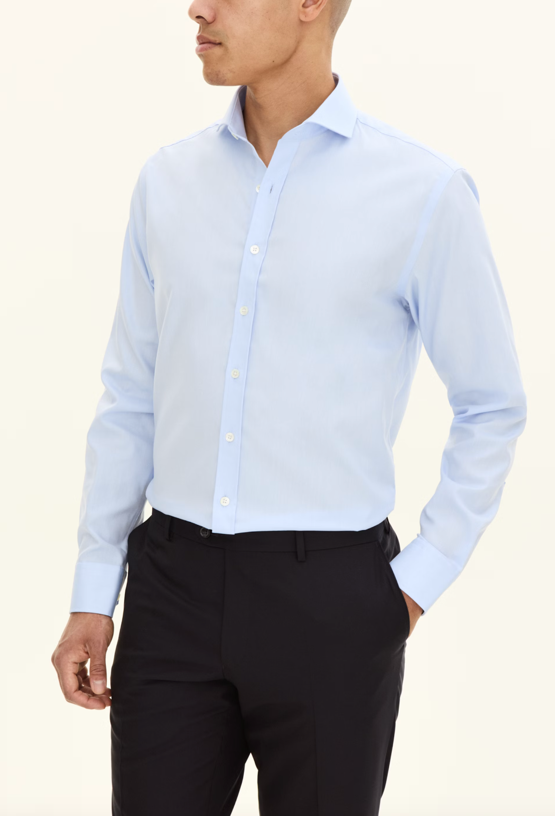 REG FIT CUT AWAY NON IRON SHIRT