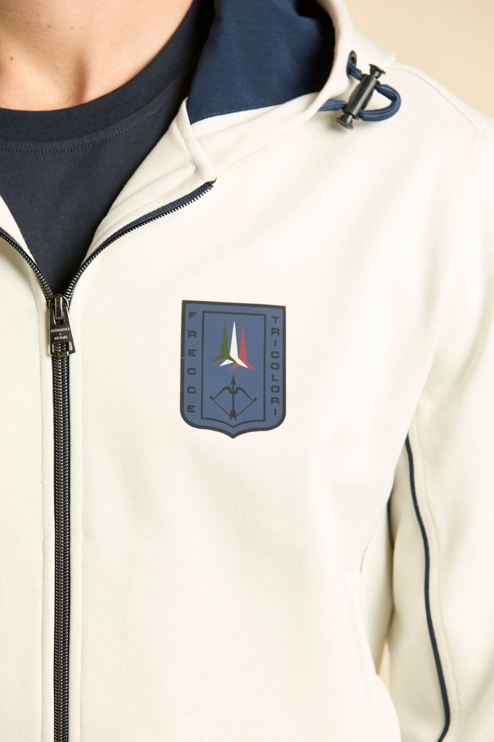 FELPA CON CAPPUCCIO CARDIGAN
