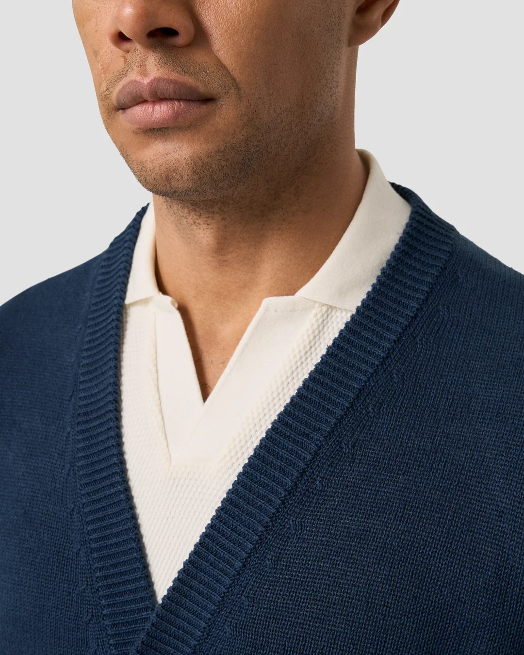COTTON STRUCTURE CARDIGAN